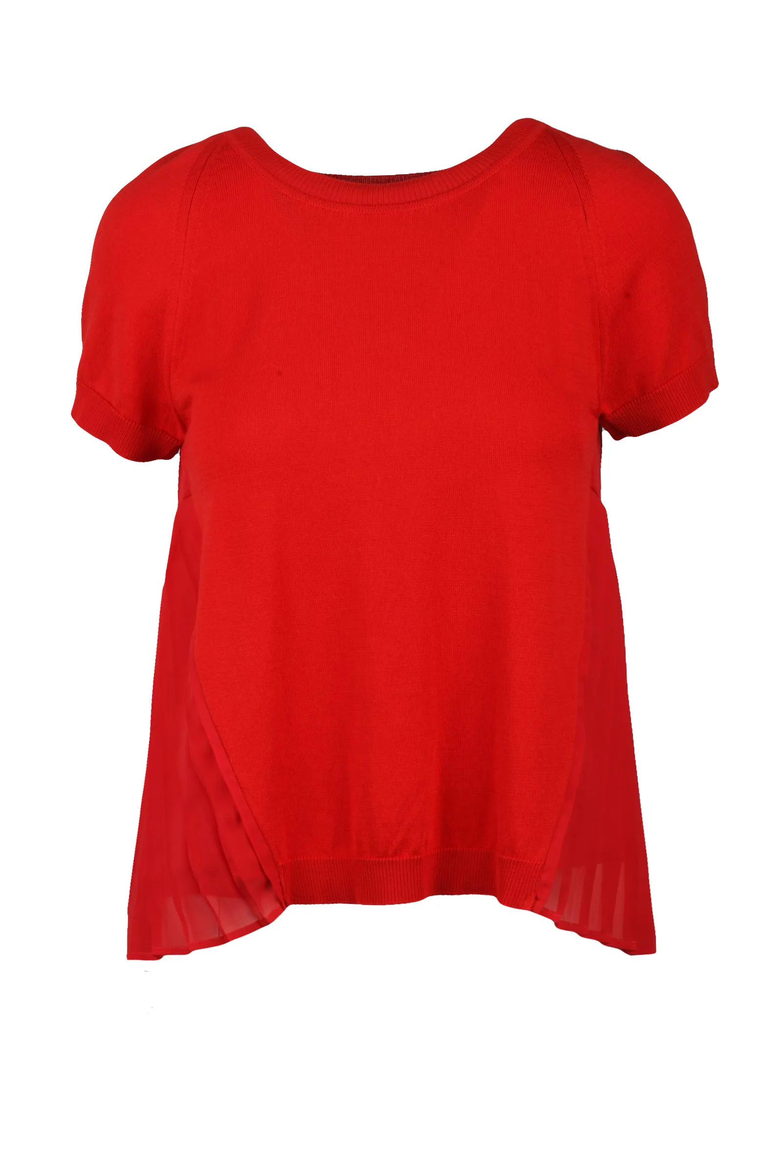 Blusa in Maglia Rossa