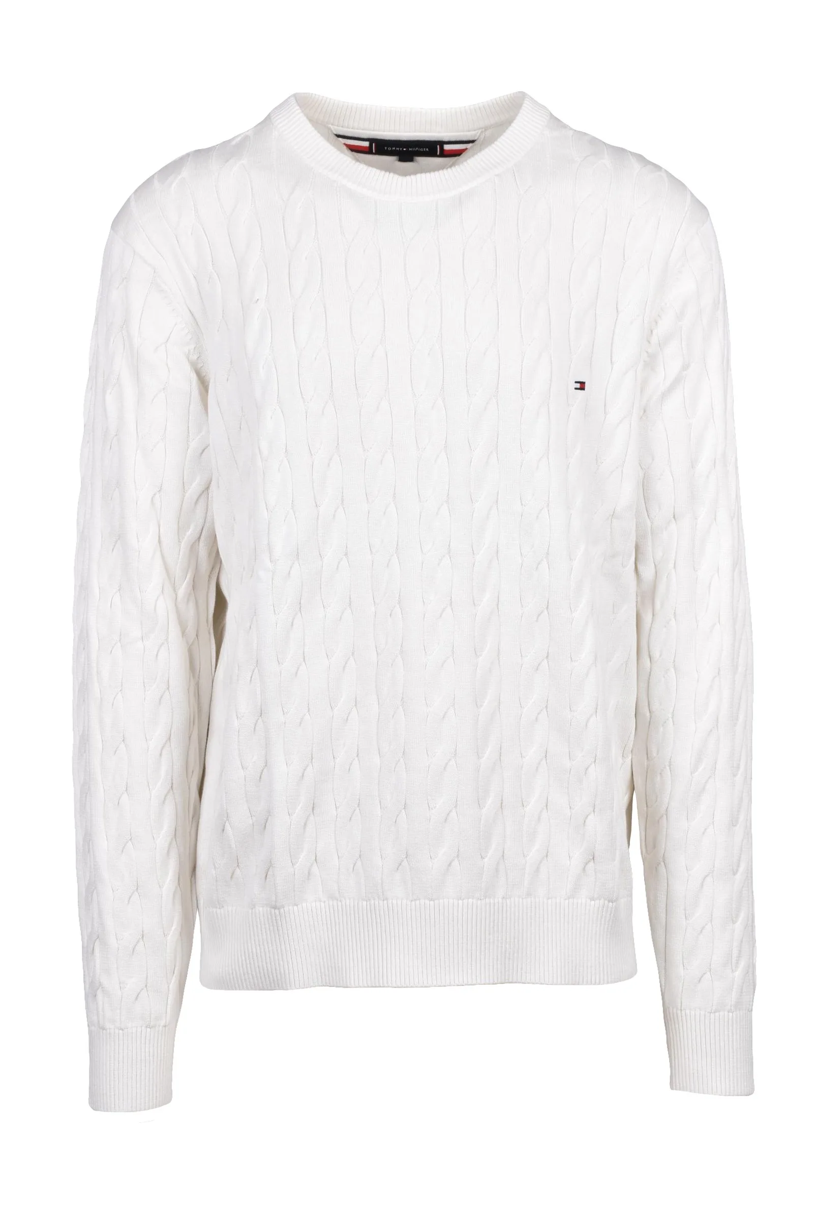 Maglia Pullover Intrecciato Bianco