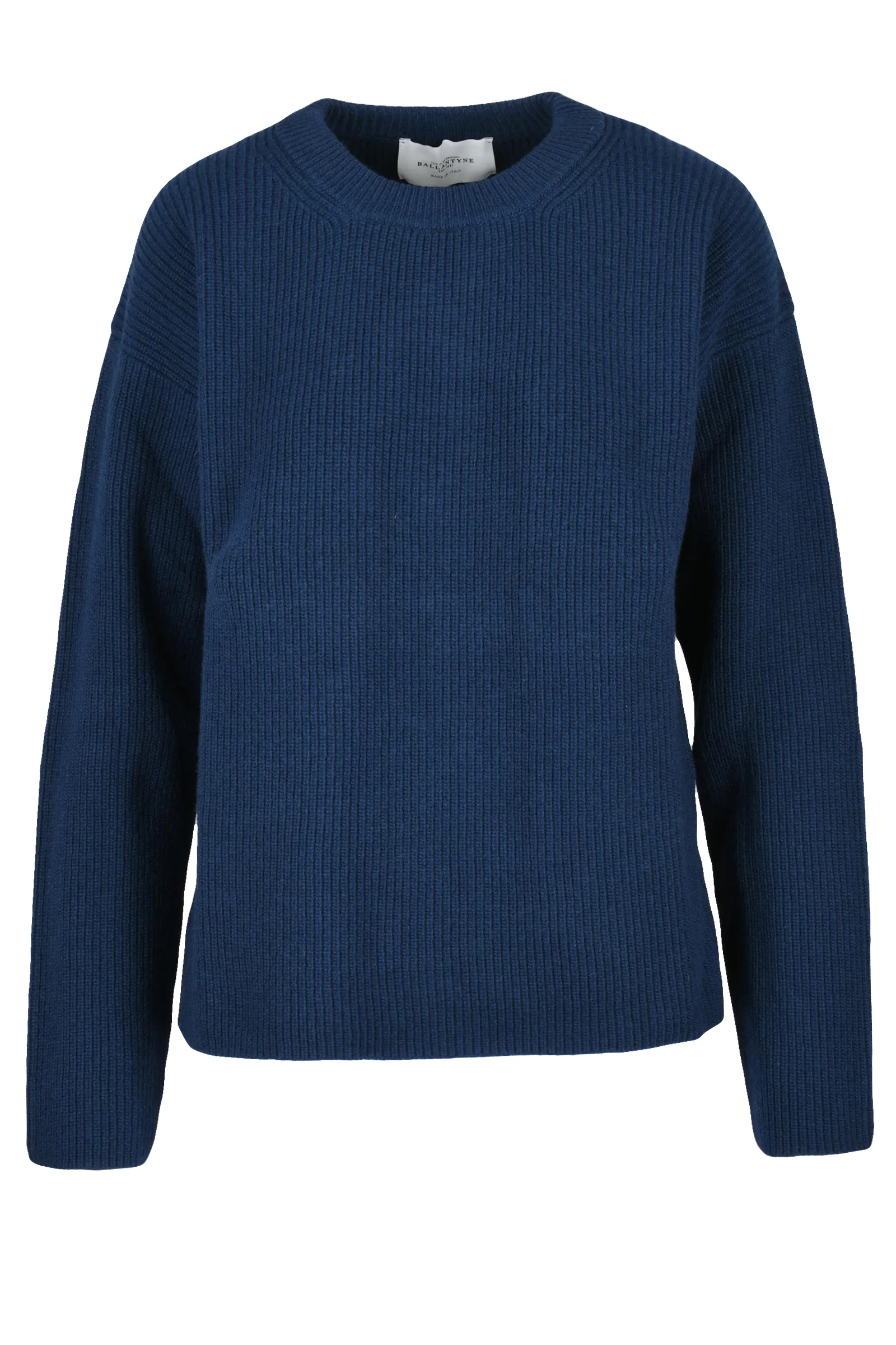 Maglione Cannettato Blu