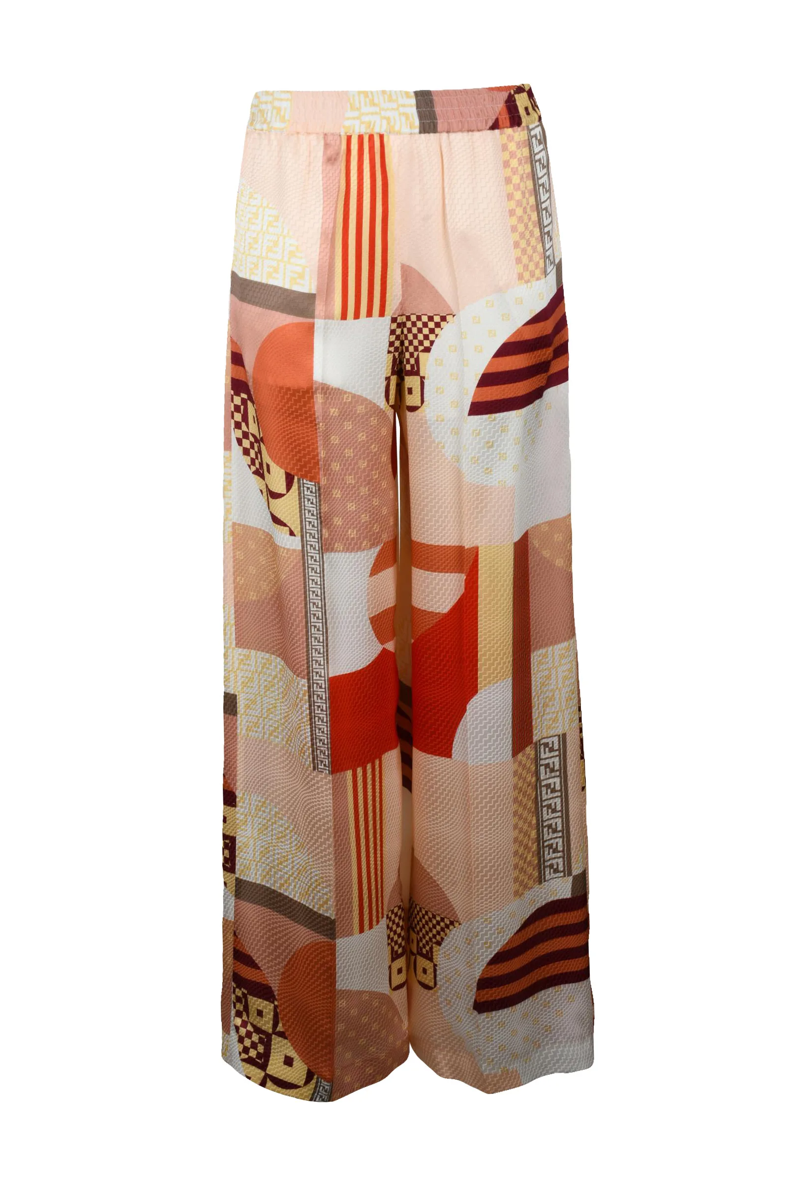 Pantalone in Satin Multicolore