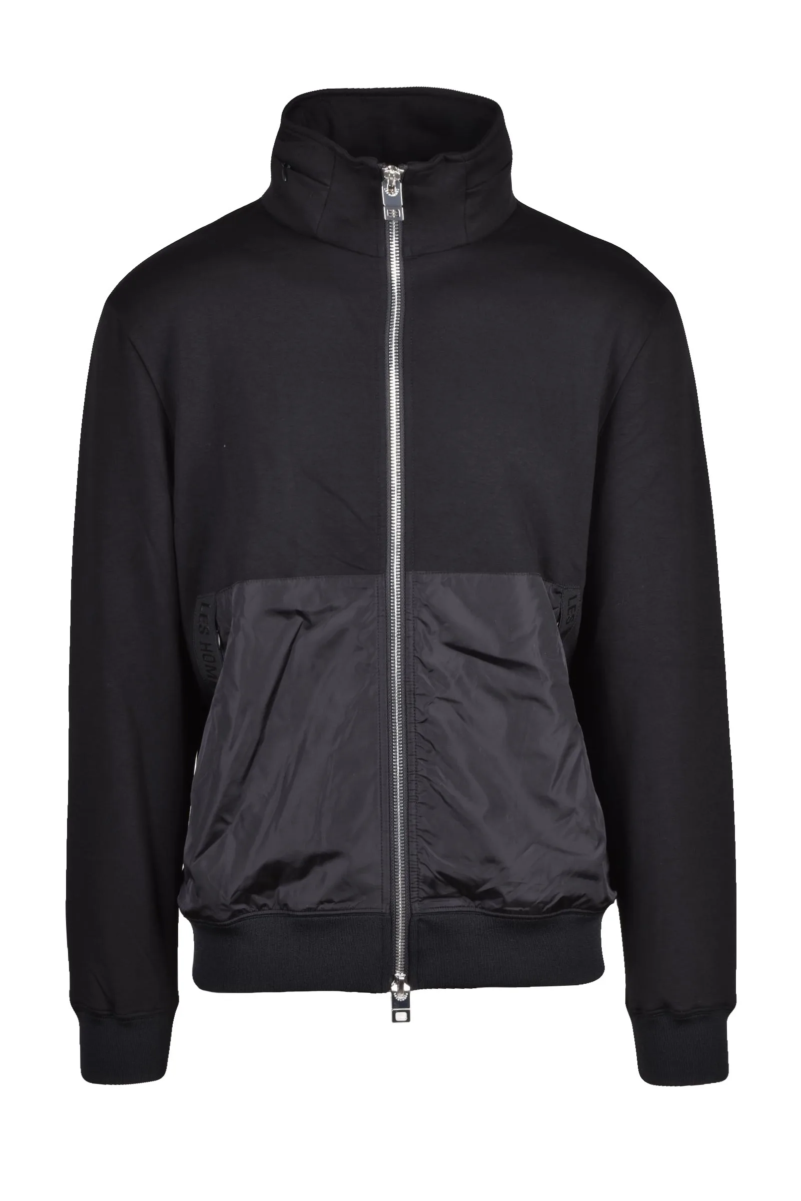 Felpa con Zip Nera