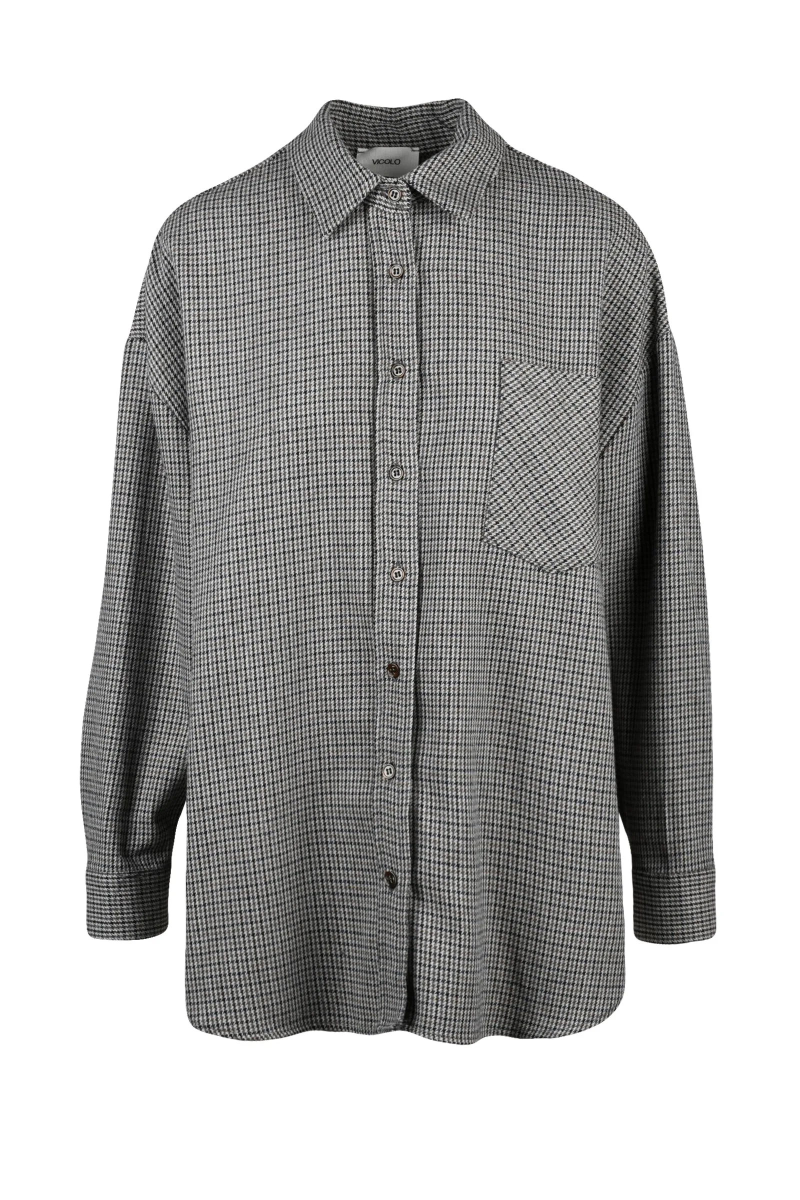Camicia Flanella Grigio