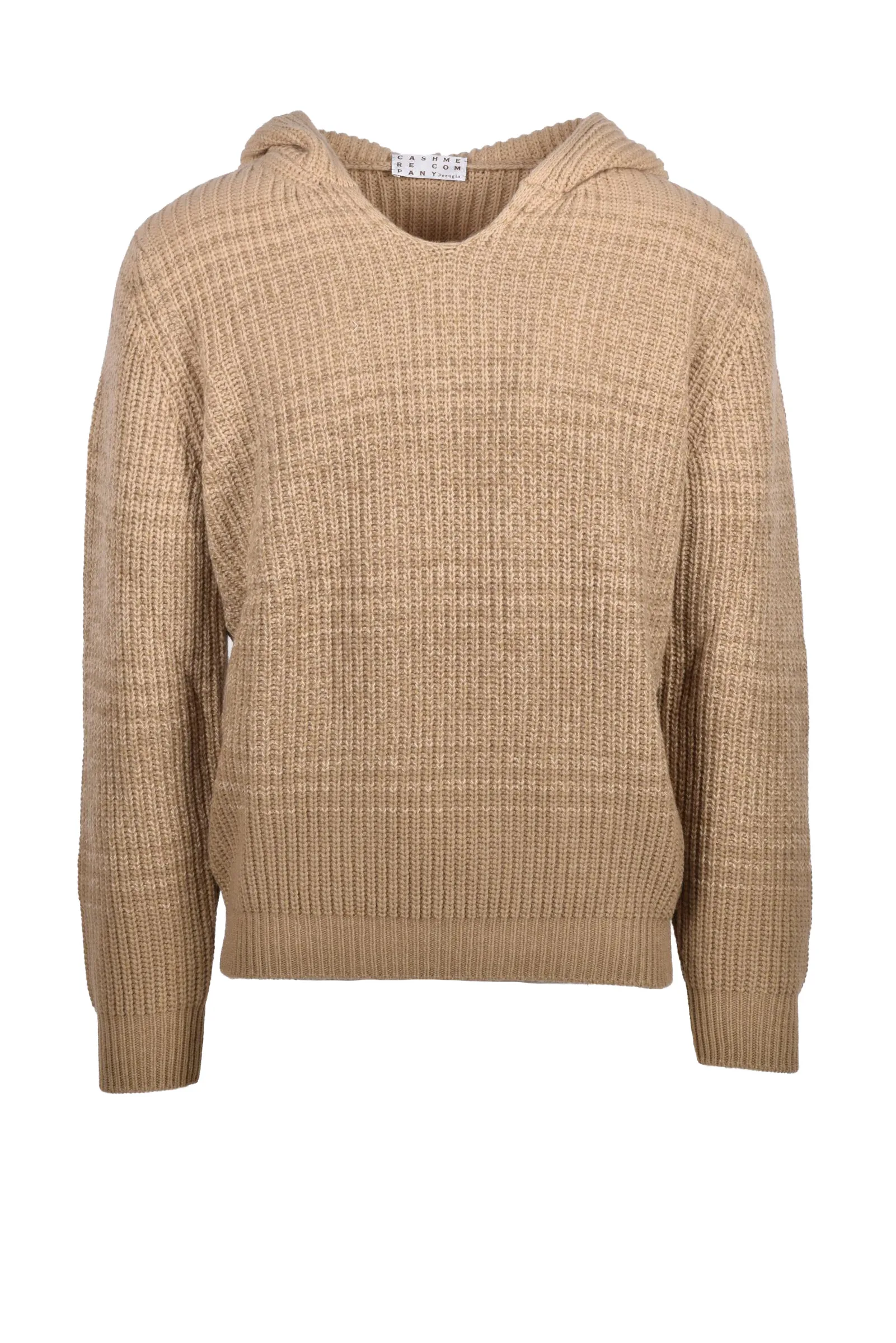 Maglione con cappuccio Marrone