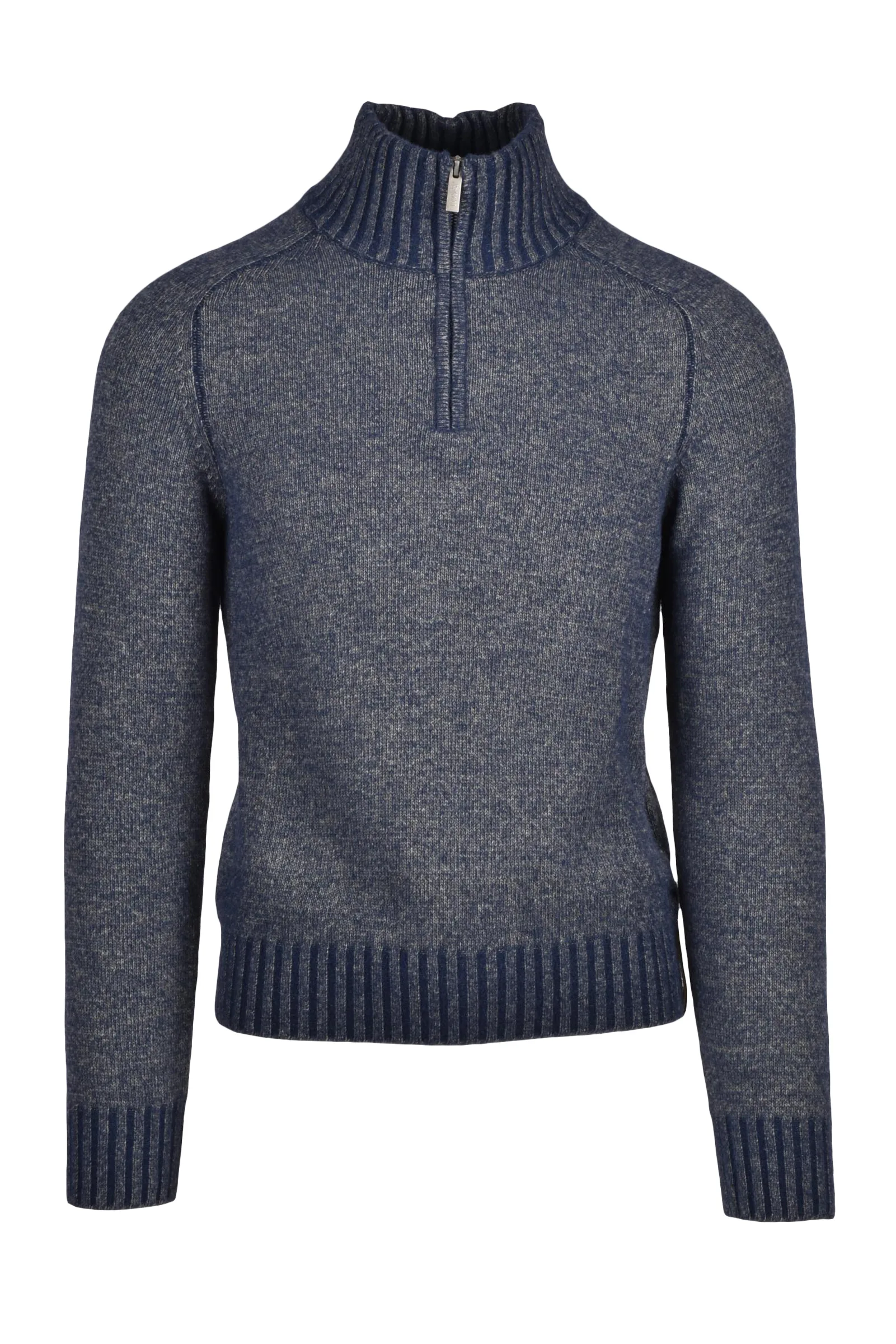 Maglione collo alto Blu