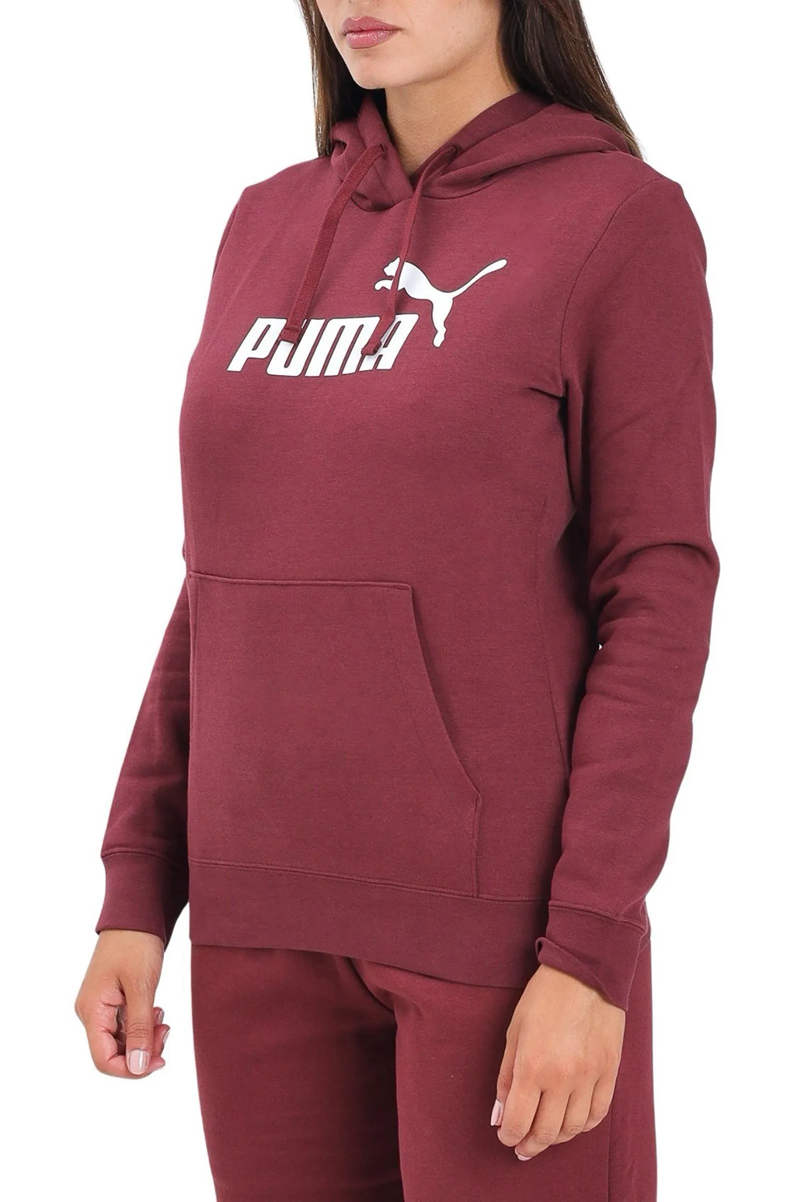 Felpa con Cappuccio Rosso