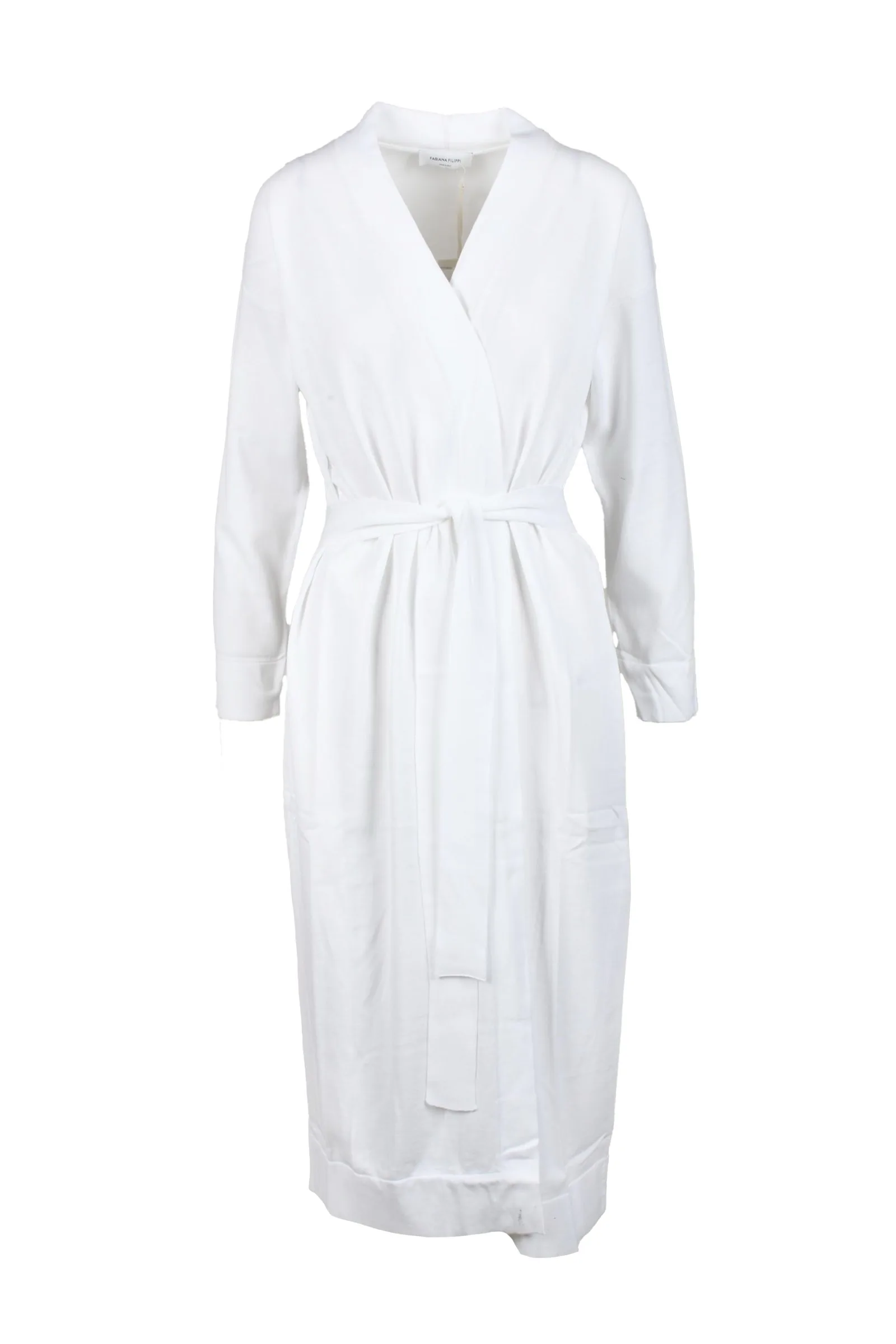 Cardigan Lungo Bianco