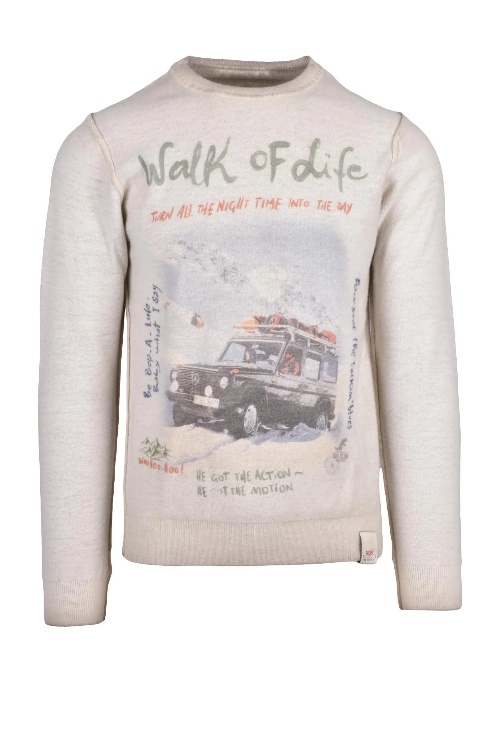 Pullover Girocollo Grigio
