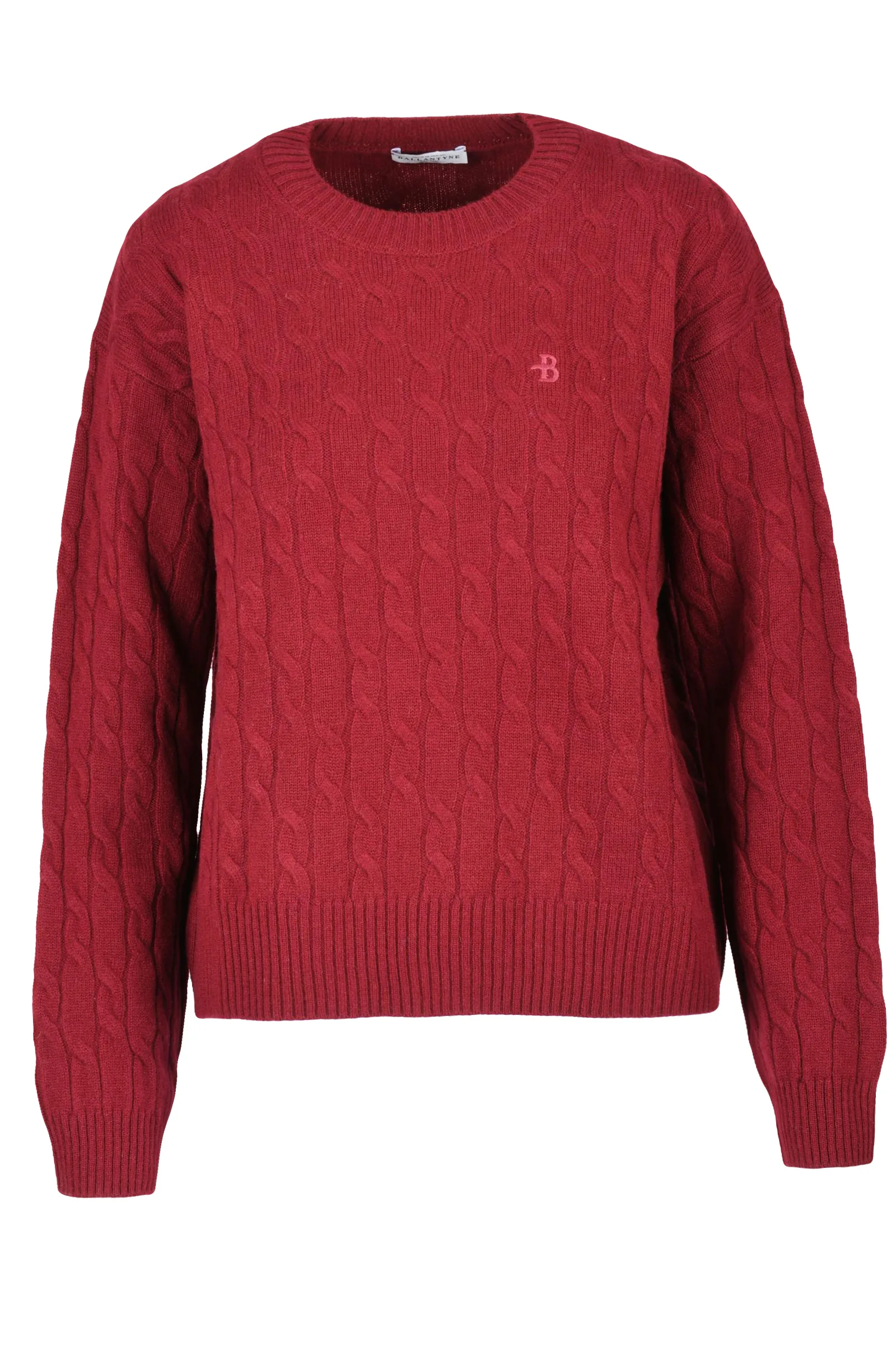 Maglia Pullover Girocollo Rosso