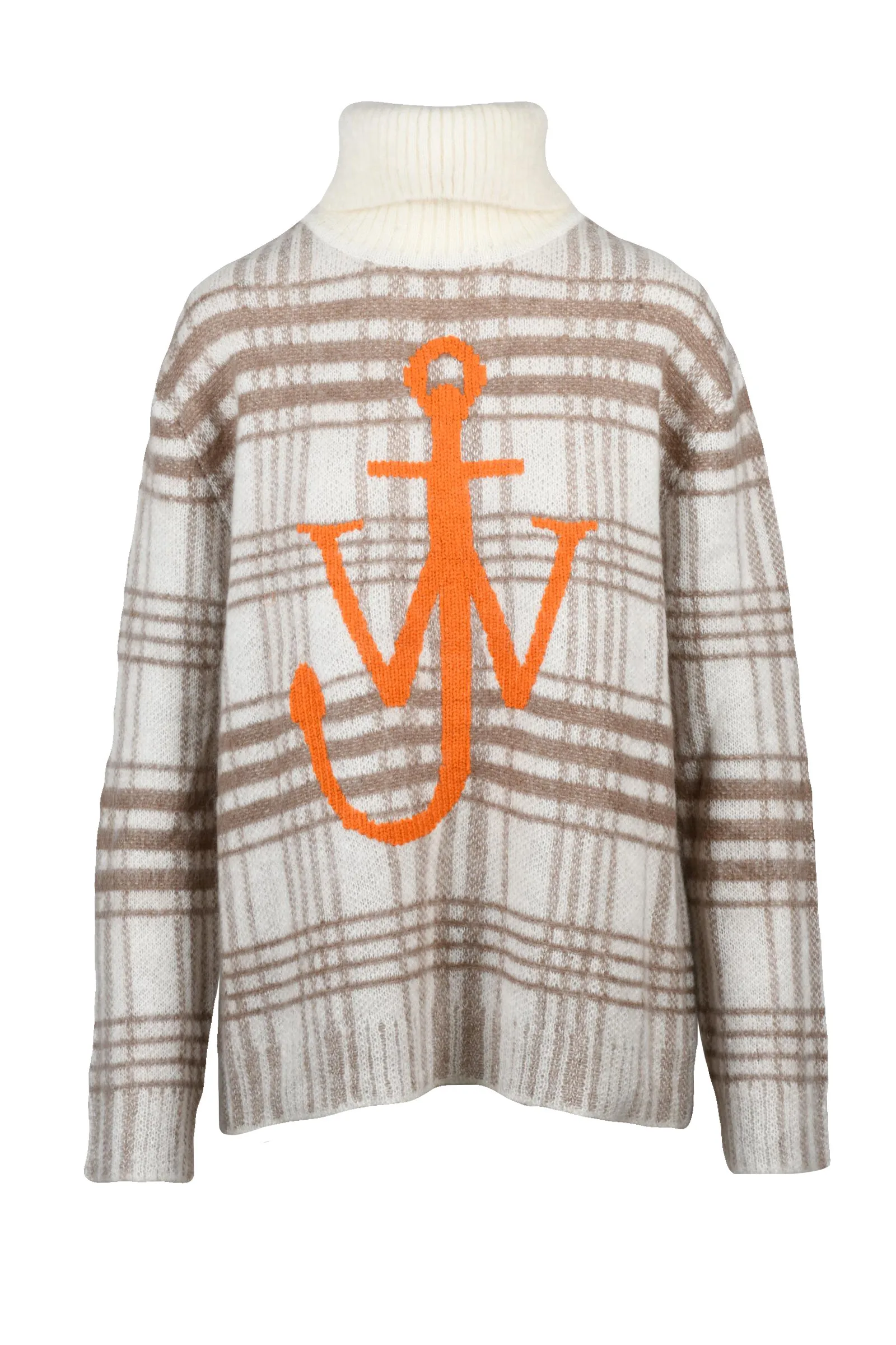 Maglione Collo Alto Bianco