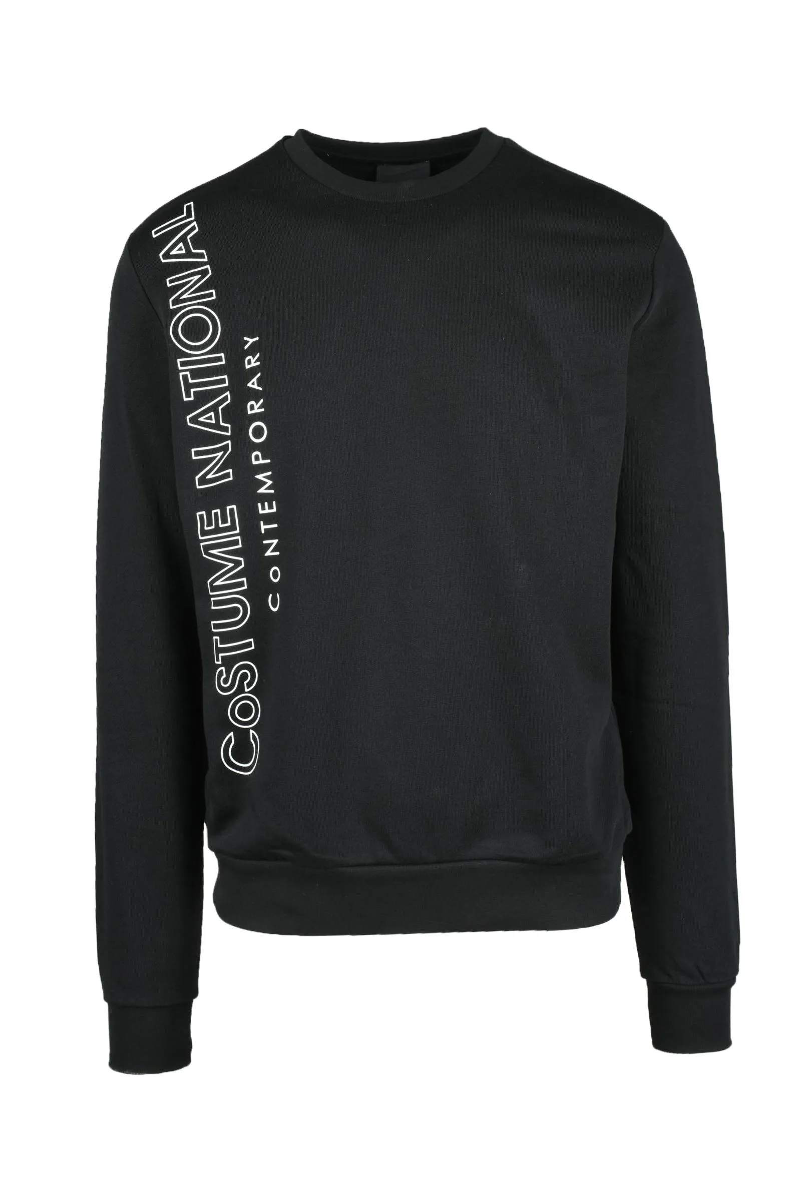 Costume National Felpa Cotone Nero