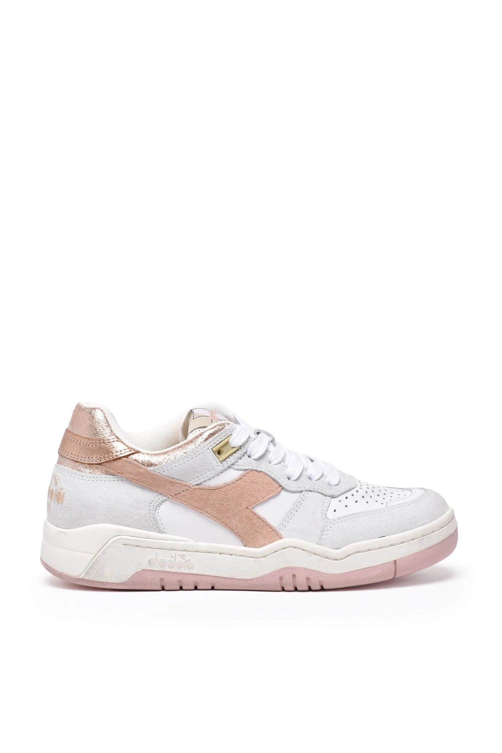 Sneakers B.560 Crackle Lamè Bianco