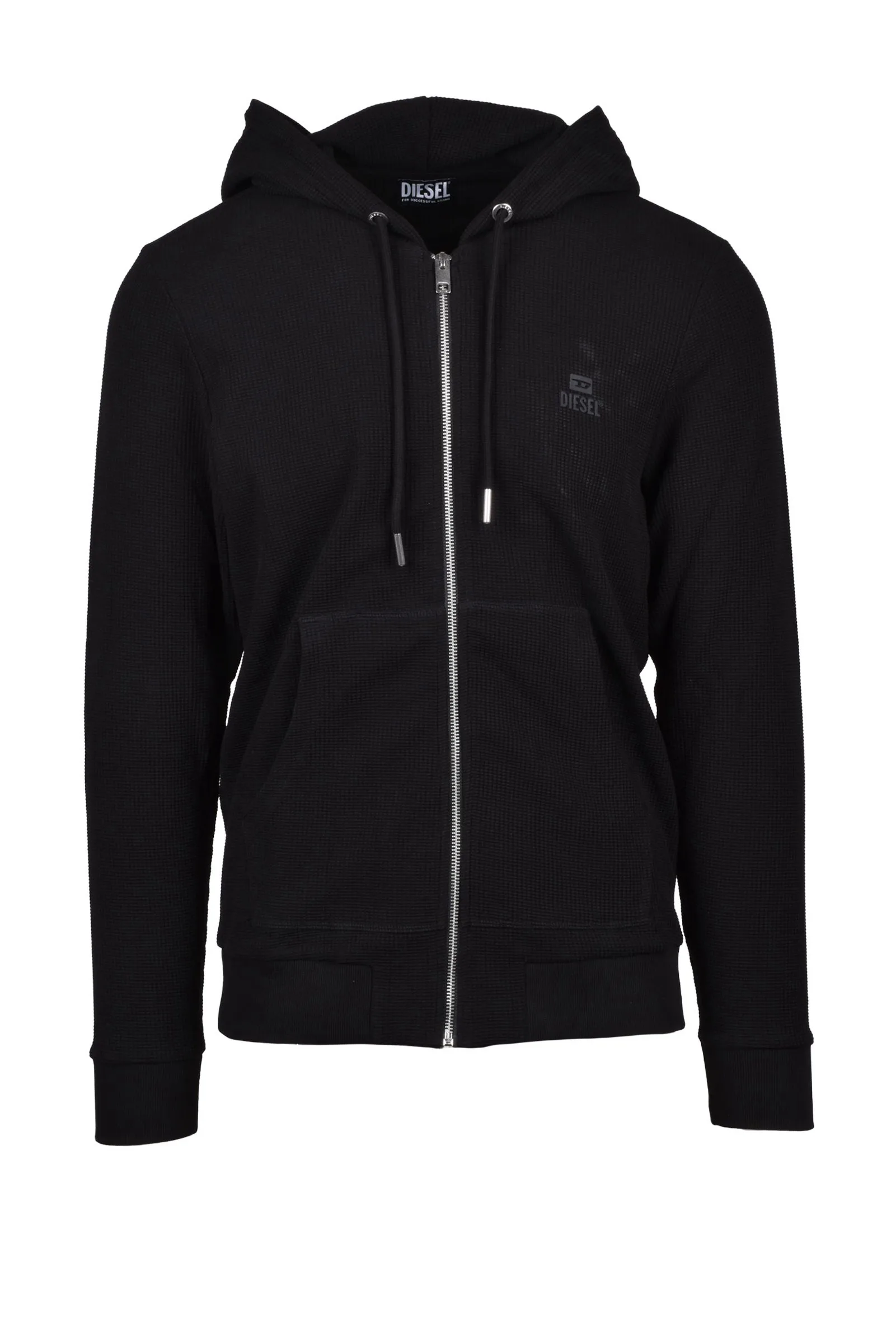 Felpa con Zip Nero