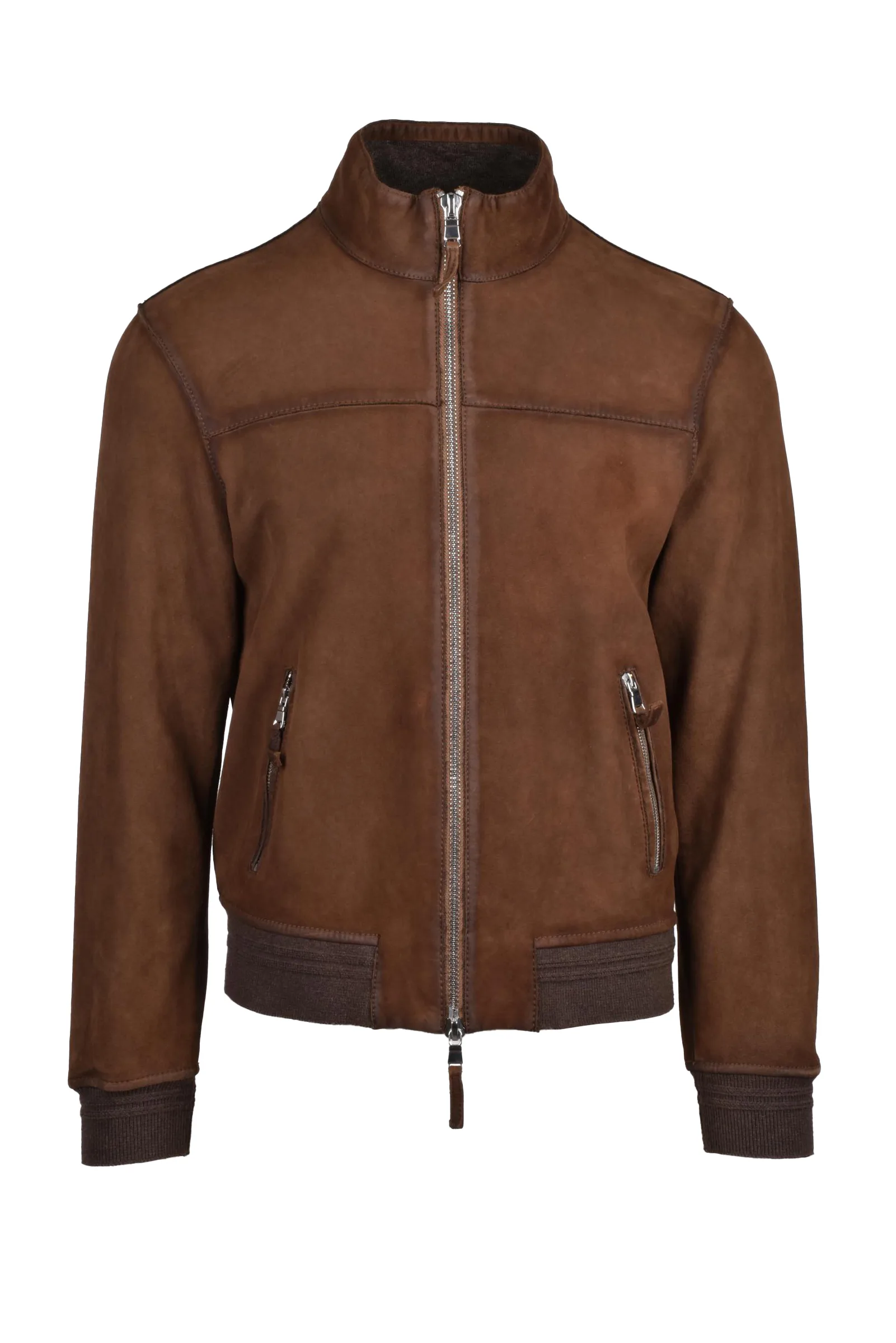 Giacca Pelle Marrone