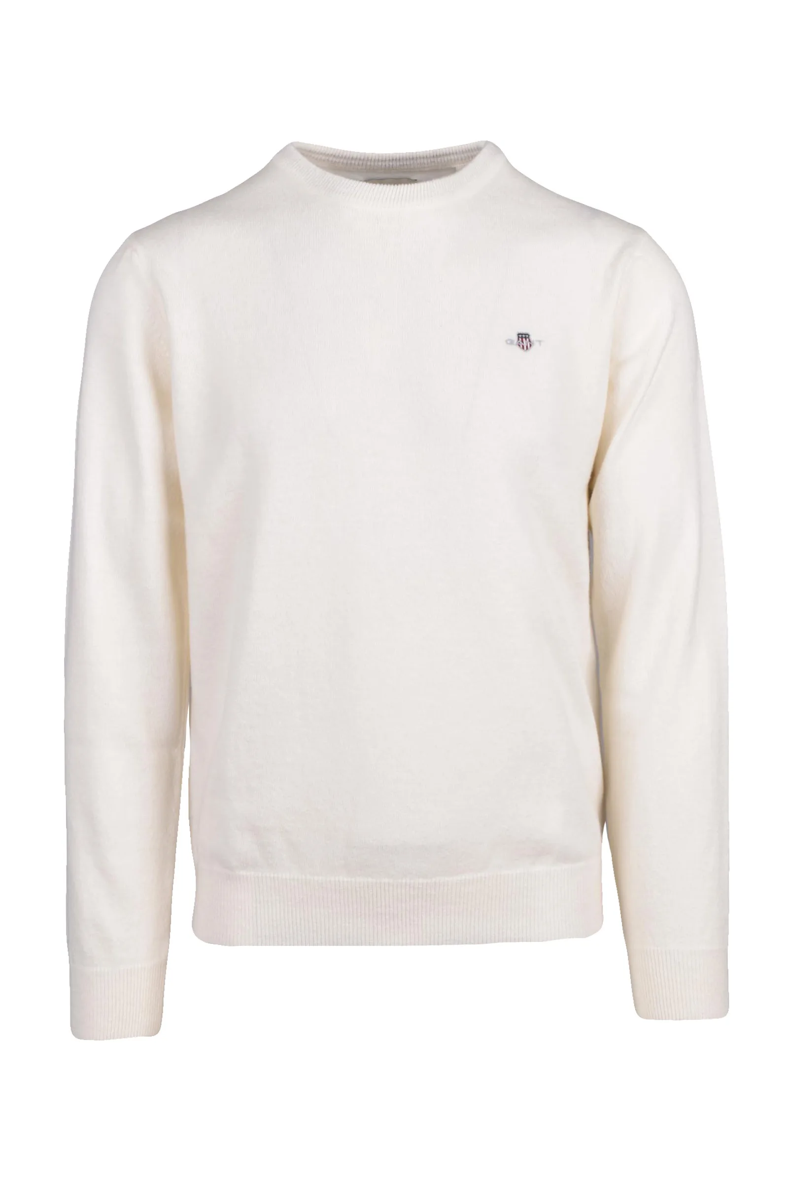 Pullover Girocollo Bianco