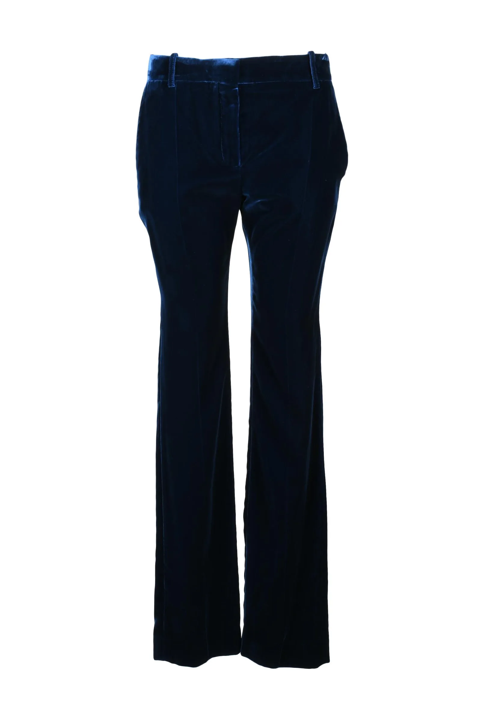 Pantalone in Velluto Blu