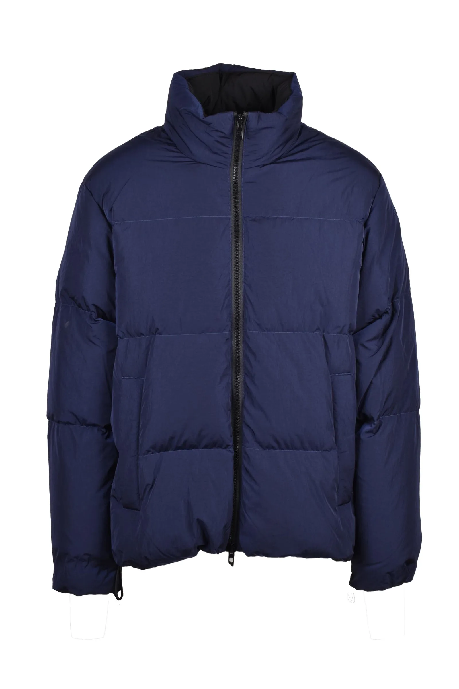 Chaqueta de plumas azul