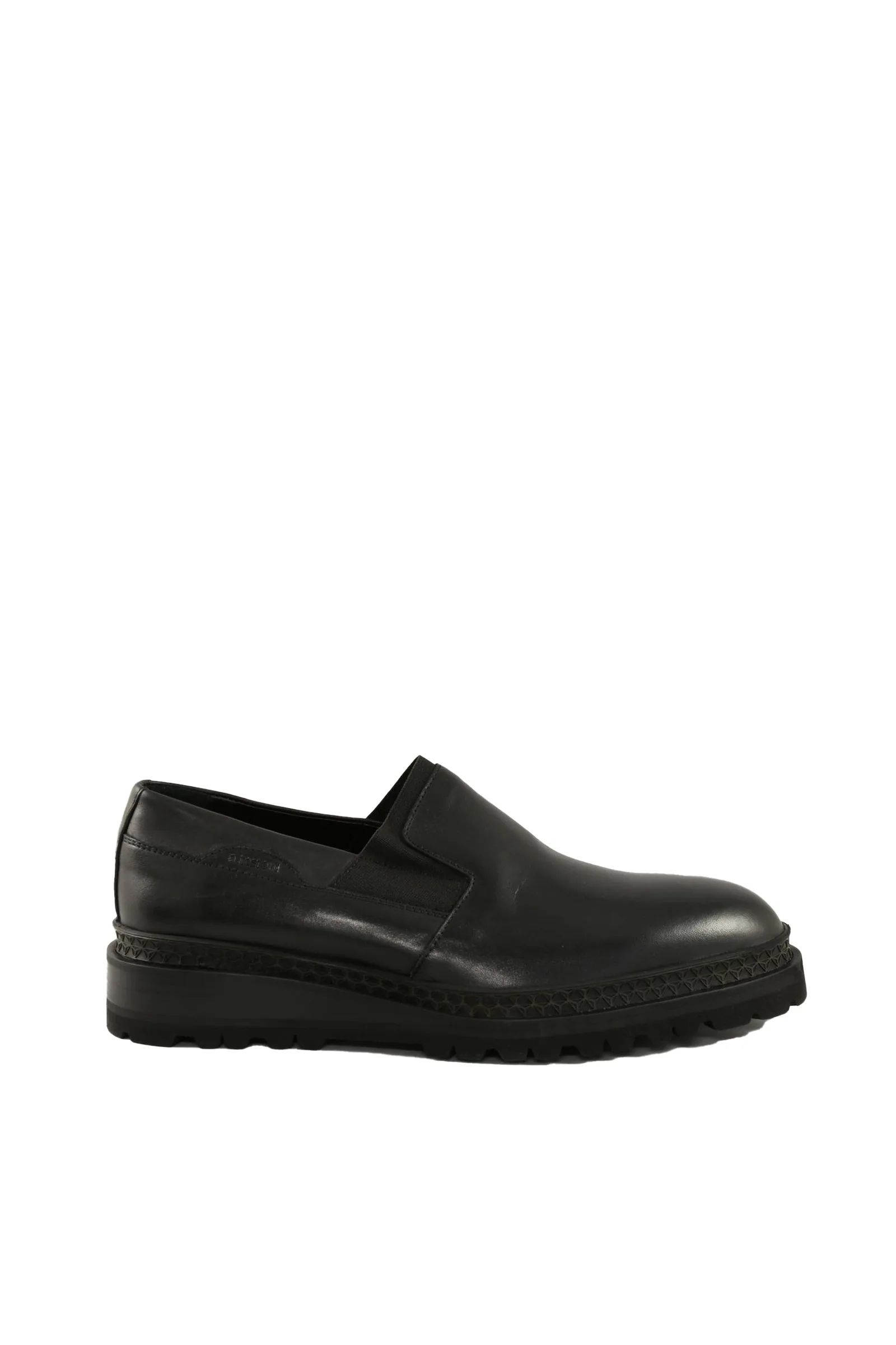 Slipon in Pelle Nero