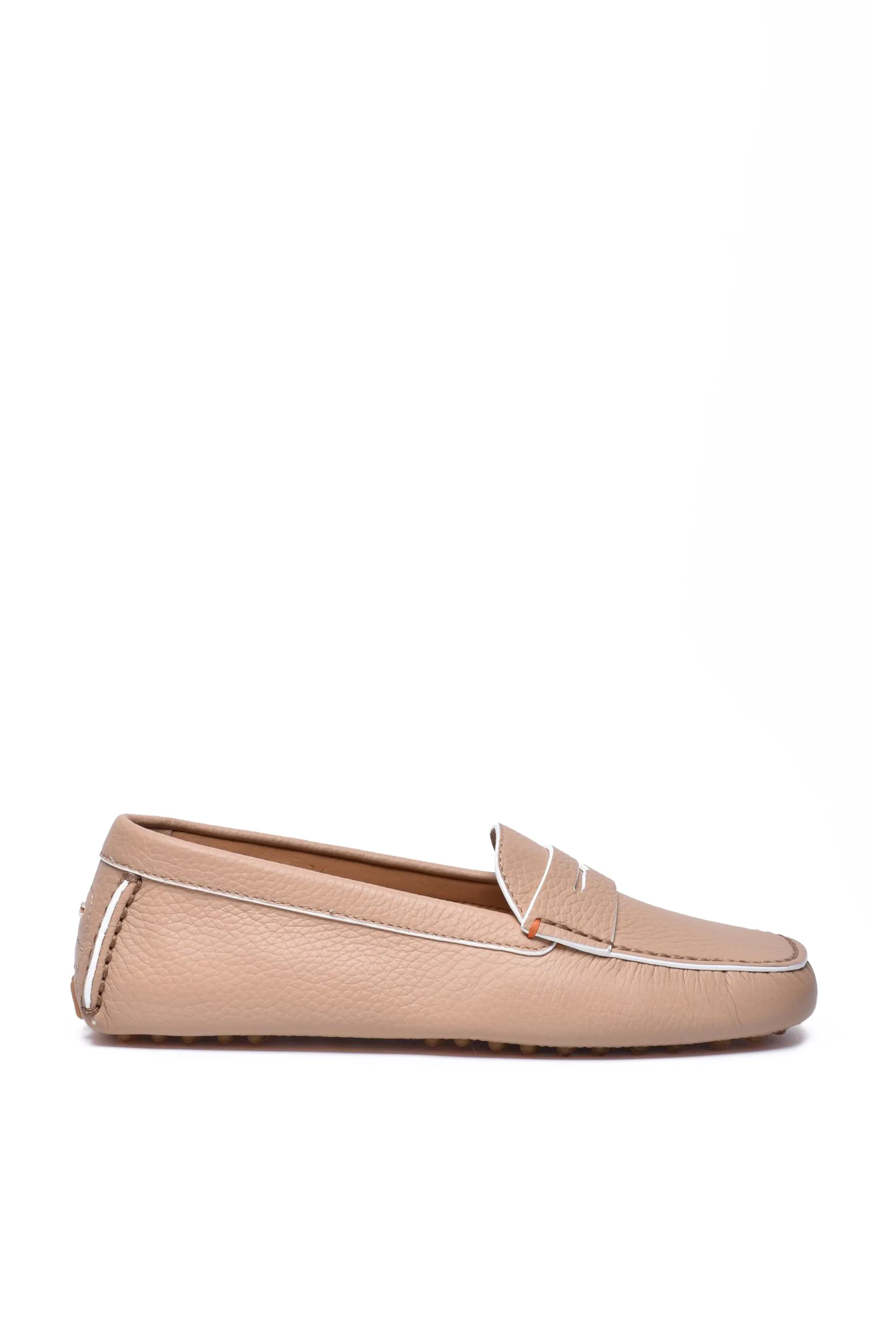 Mocassino Martellato Donna Beige