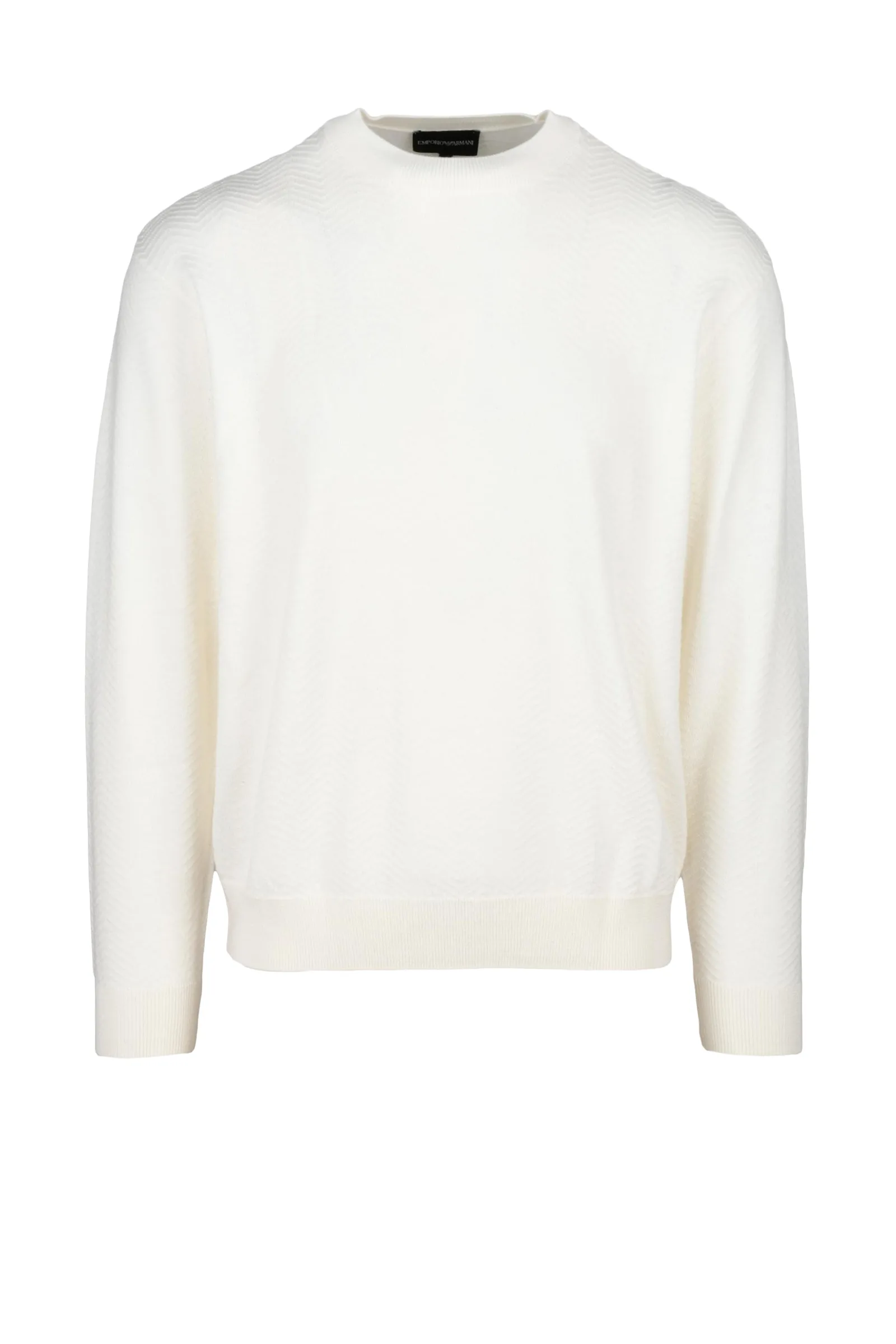 Maglia a Girocollo Bianco