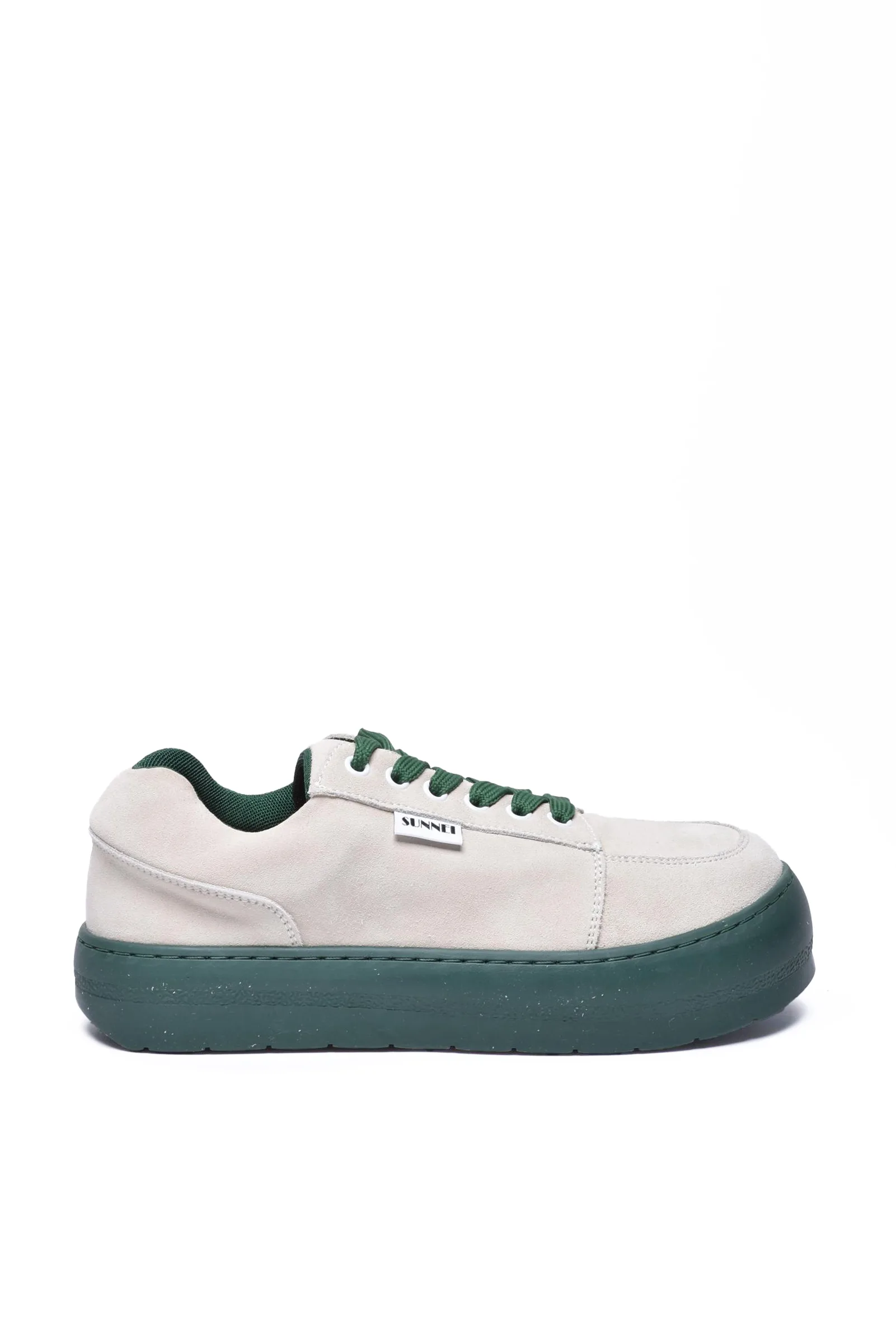Sneaker in Suede Beige