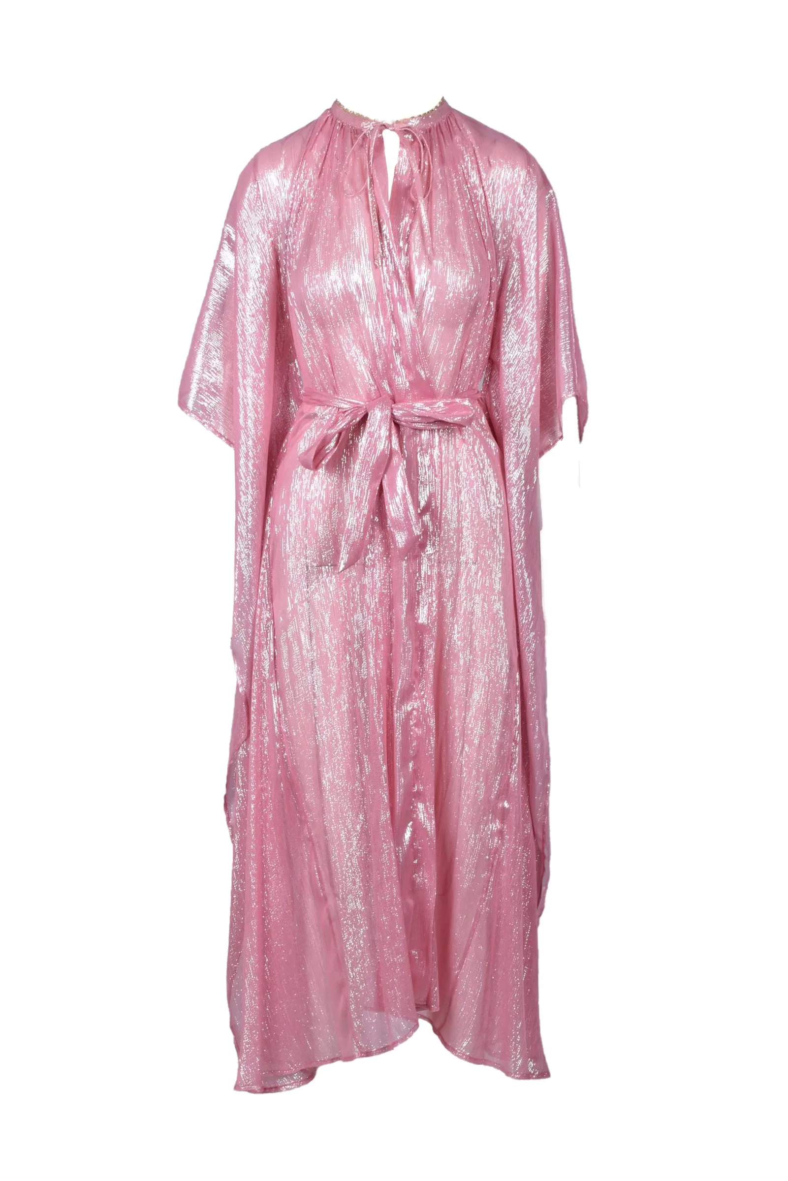Soprabito in Chiffon Laminato Rosa