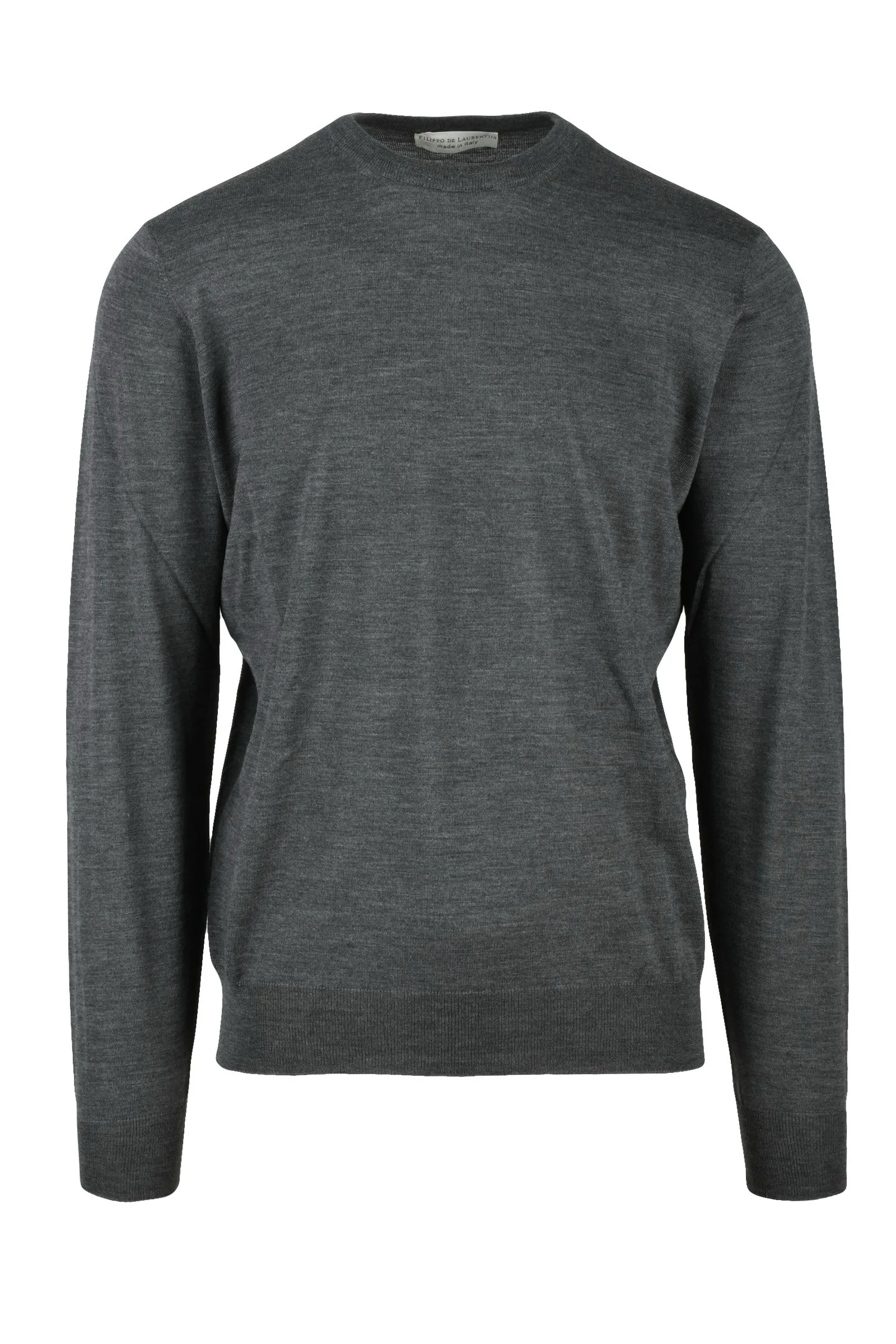 Maglia Pullover Girocollo Grigio