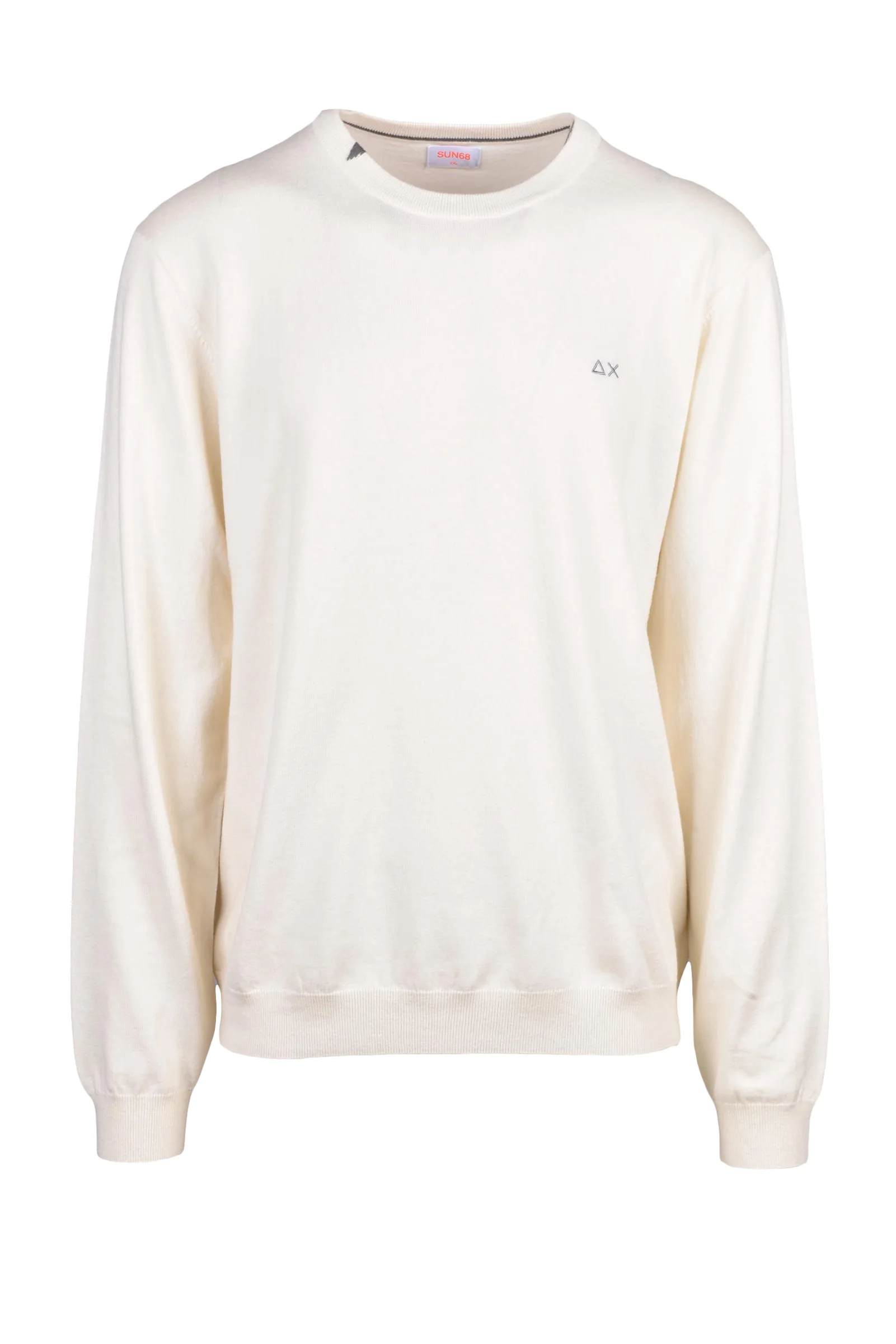 Pullover Girocollo Bianco