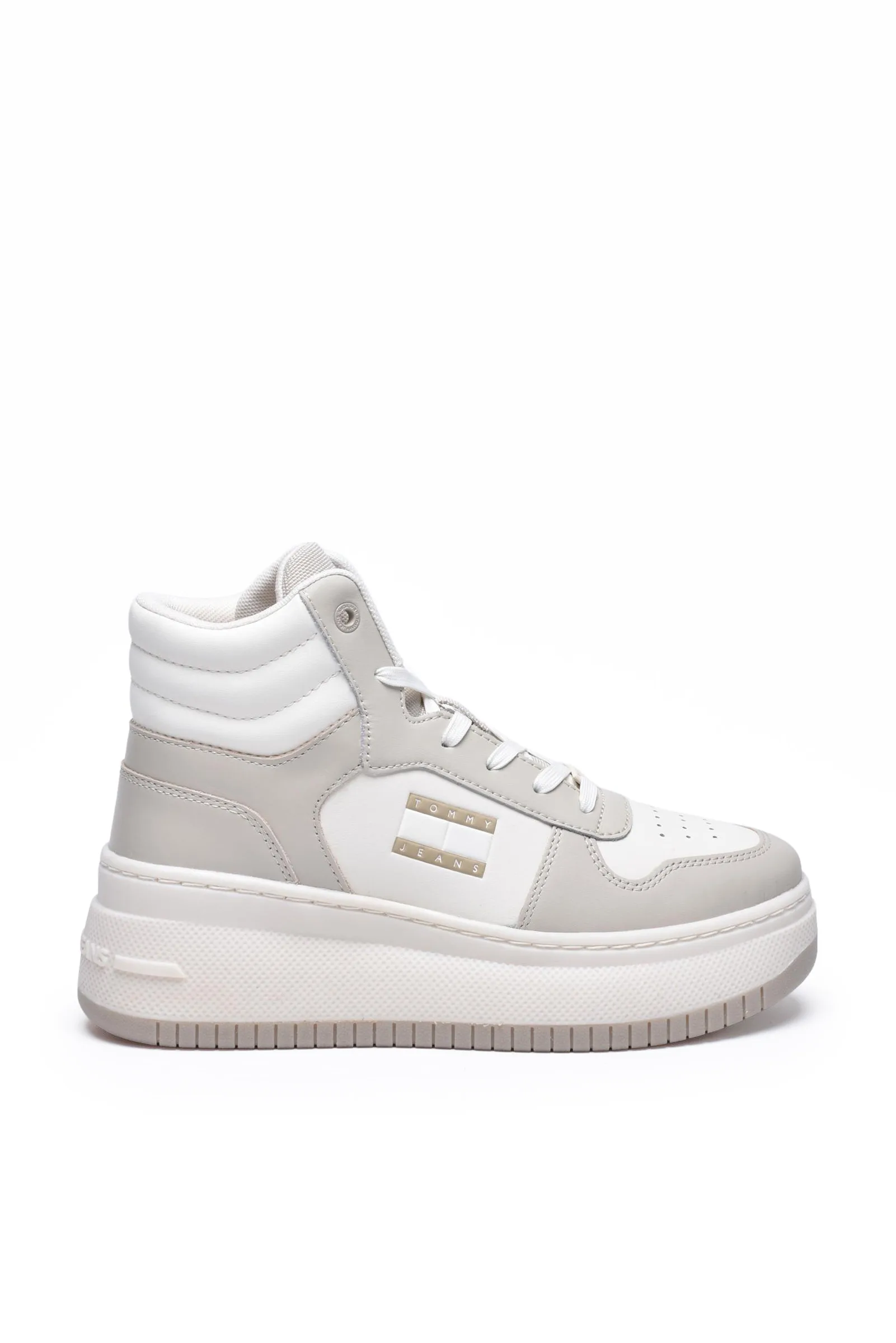 Sneakers Retro Basket Lace Up Bianco