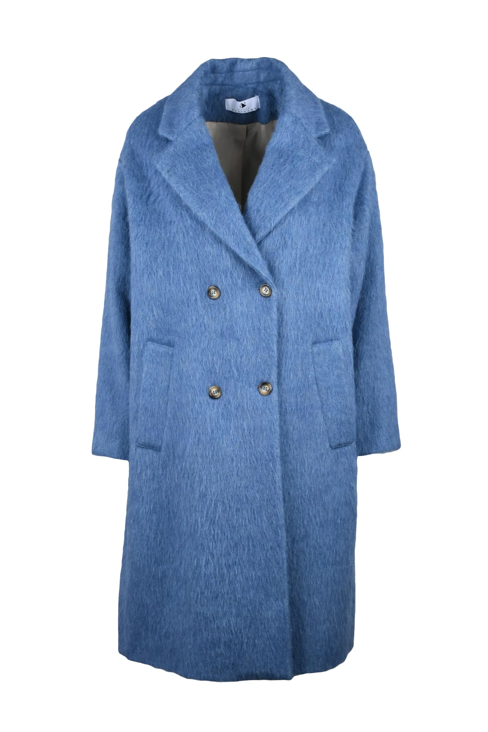 Cappotto Doppiopetto Blu