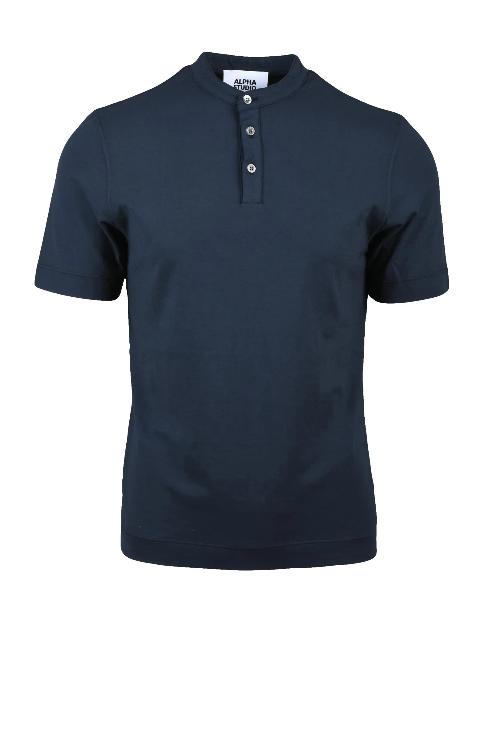 T-Shirt Serafino Blu