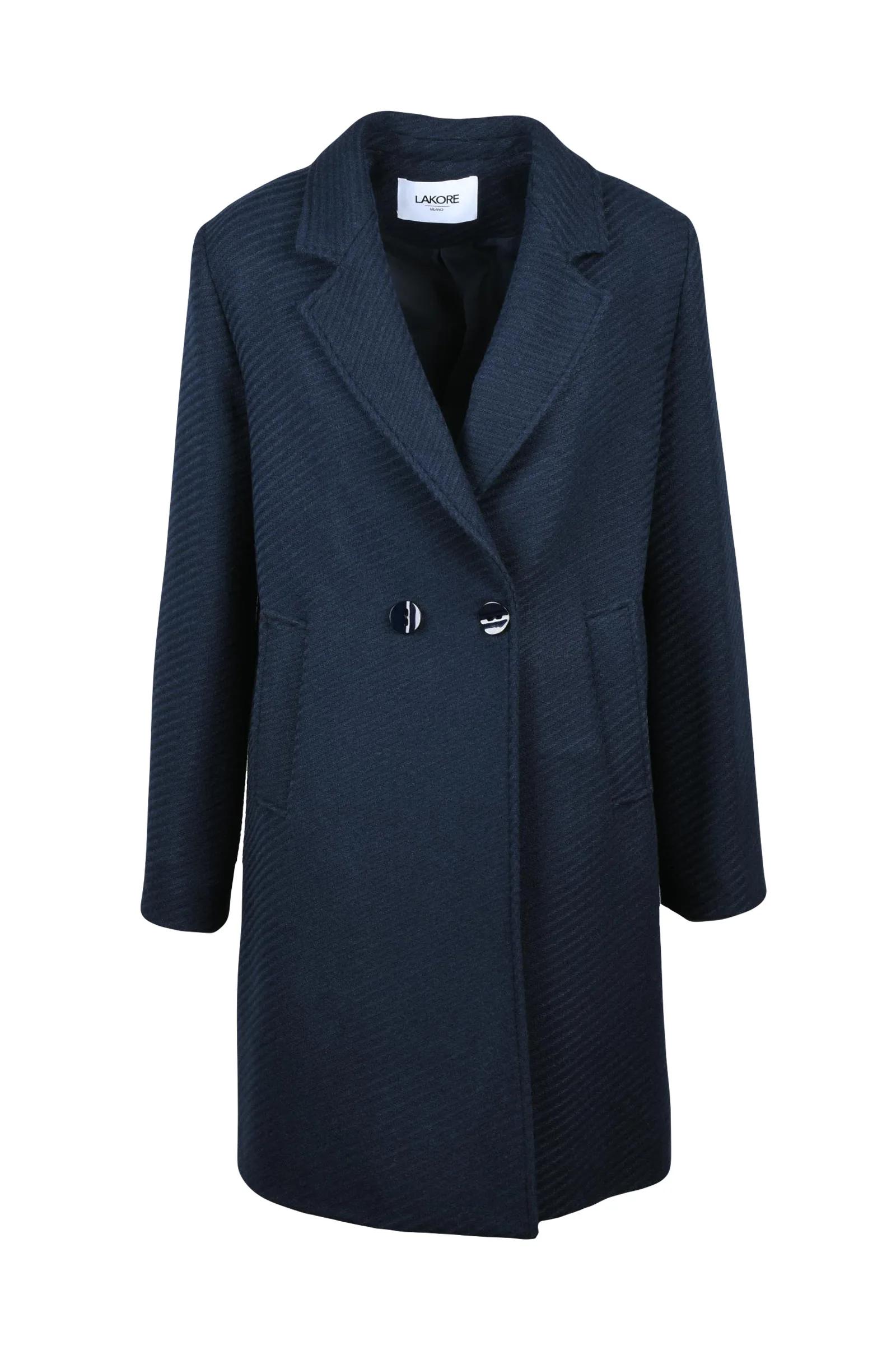 Cappotto Doppiopetto Blu
