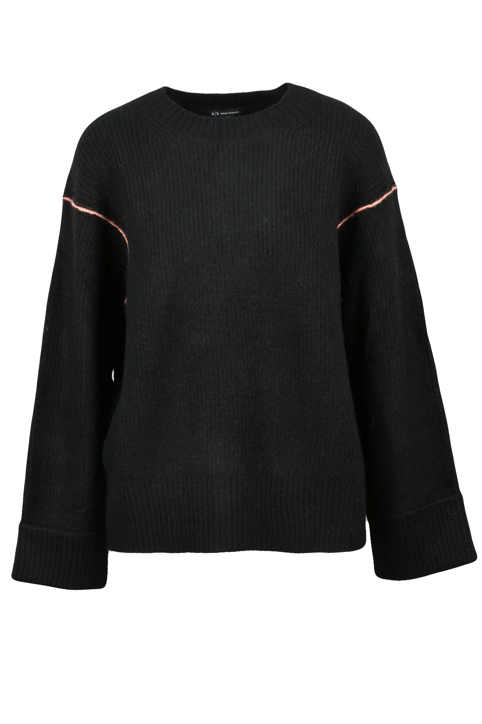 Maglione Cannettato Nero