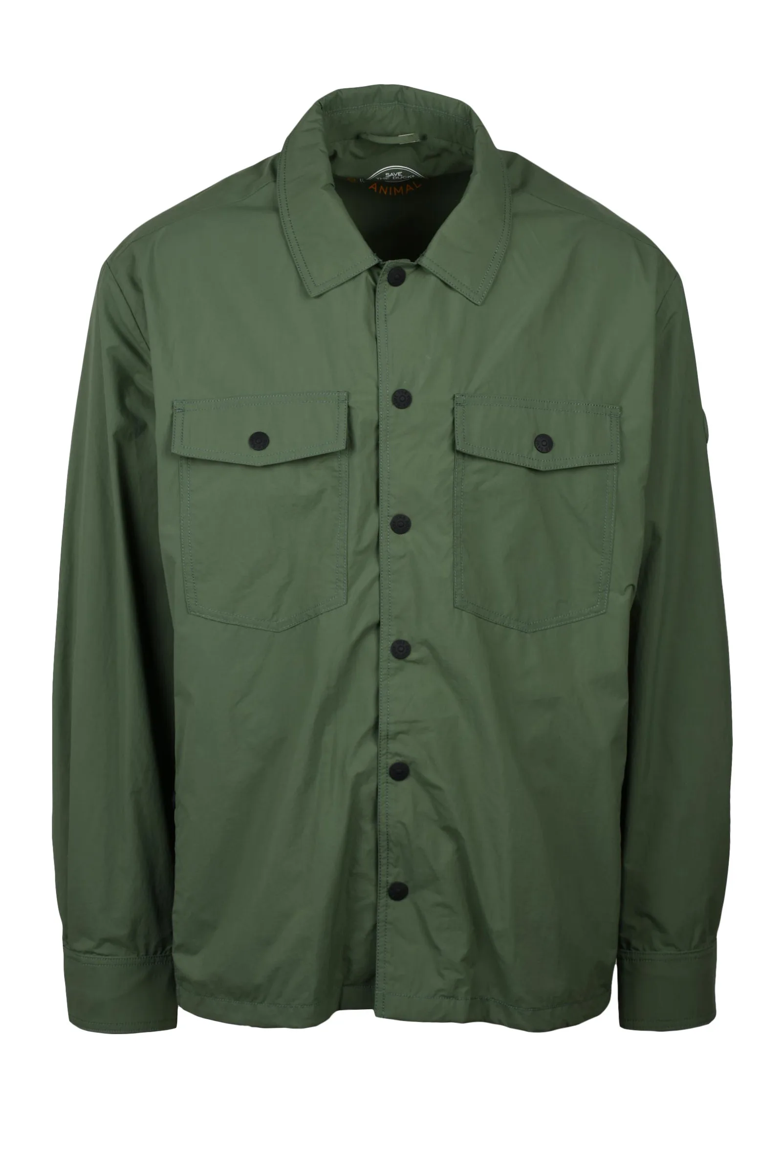 Giubbotto a Camicia Verde