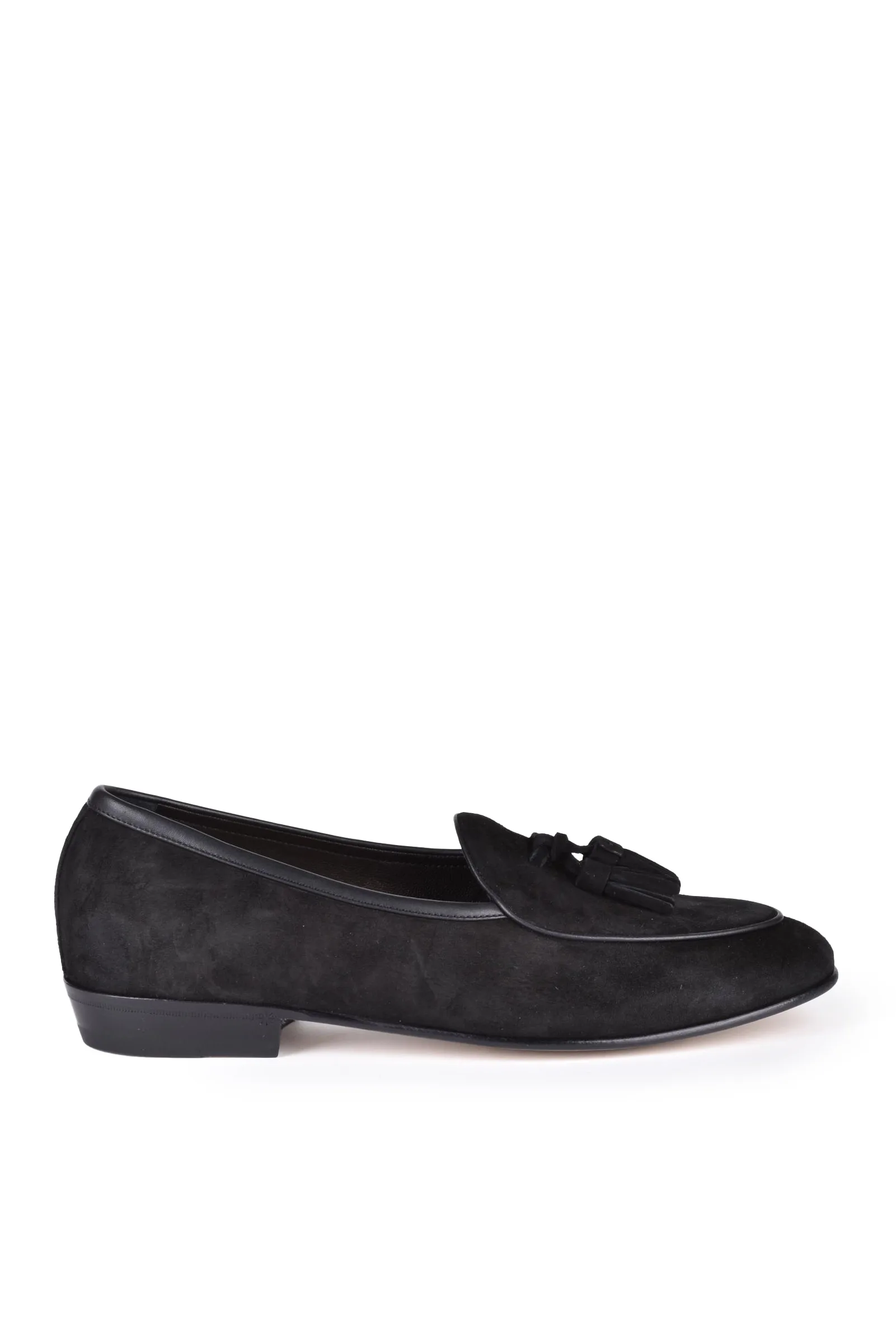 Mocassino in Suede Nero