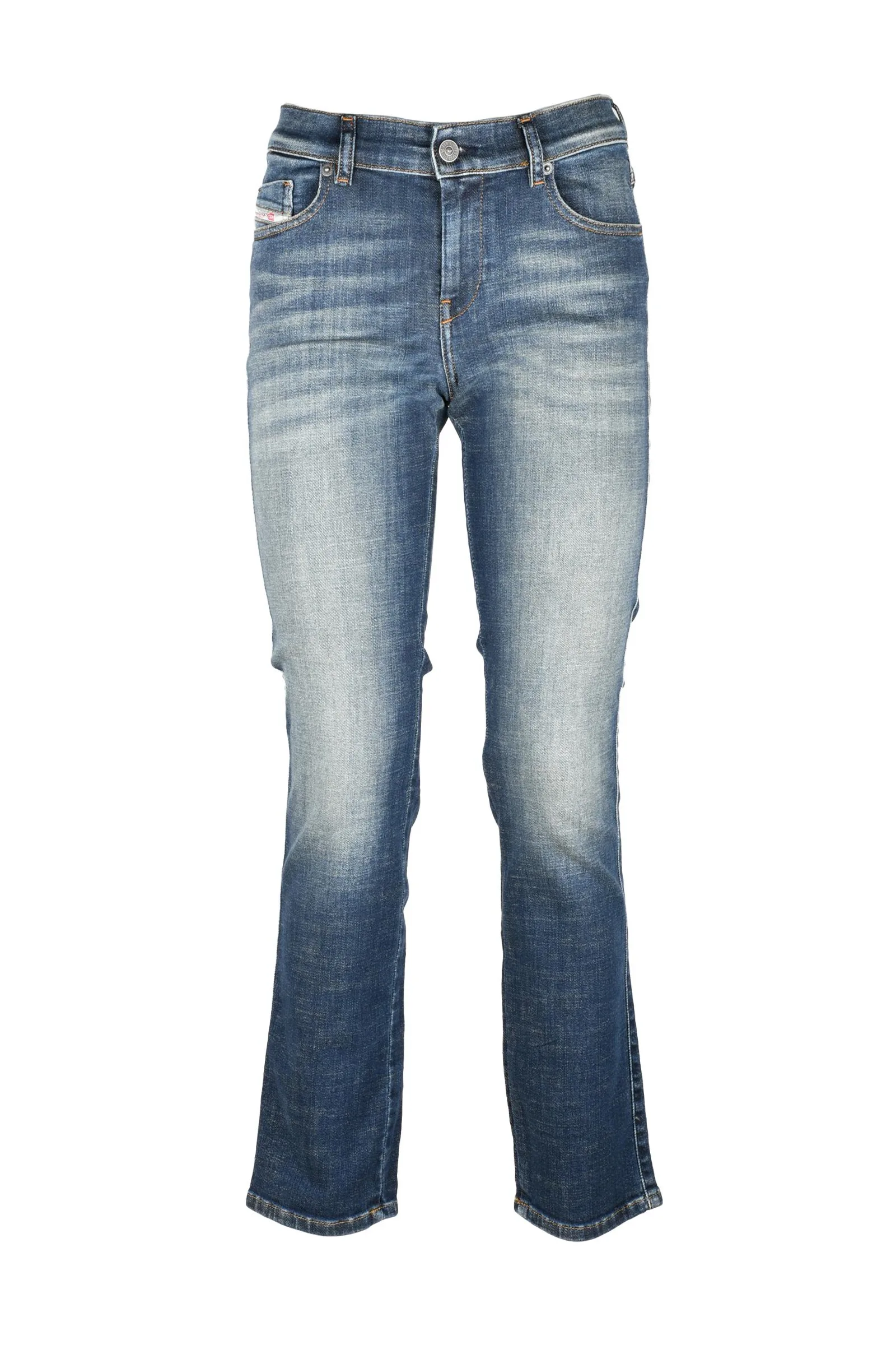 Jeans Straight Leg Blu