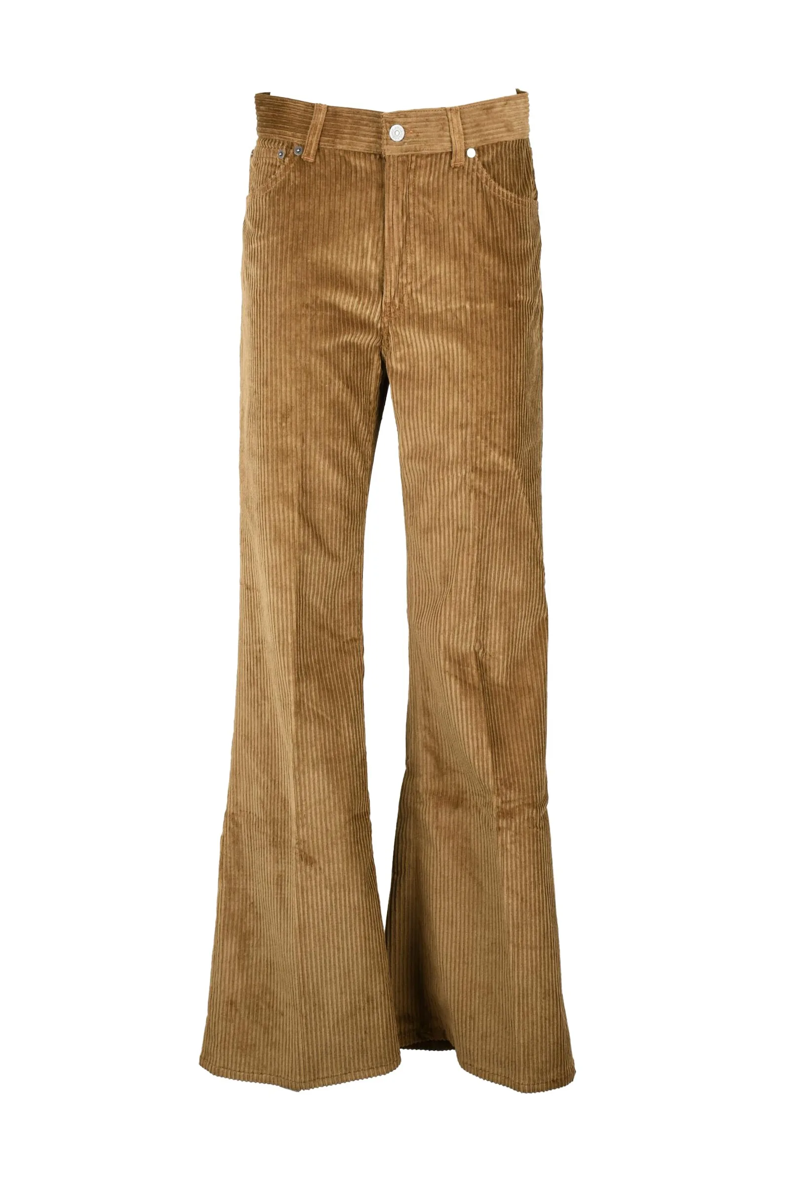 PantaloneAmberVellutoCosteLarghe Marrone