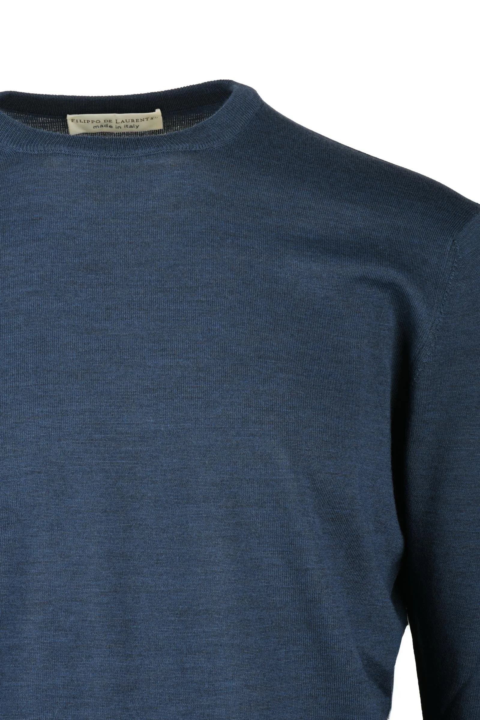 Maglia Pullover Girocollo Azzurro