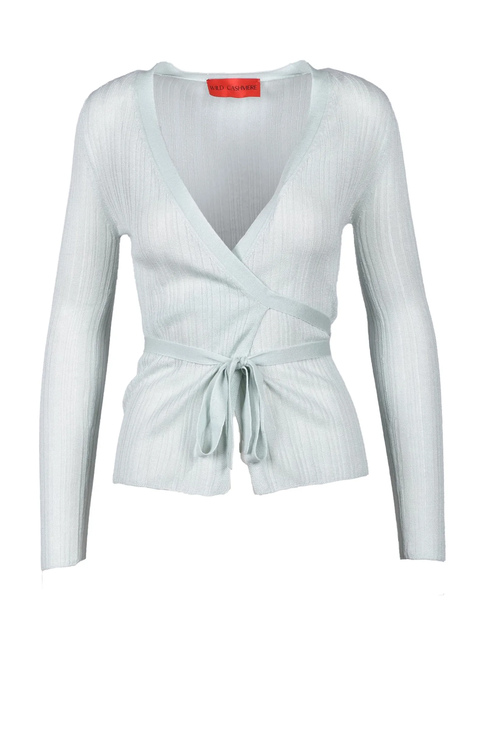Cardigan Incrociato Verde