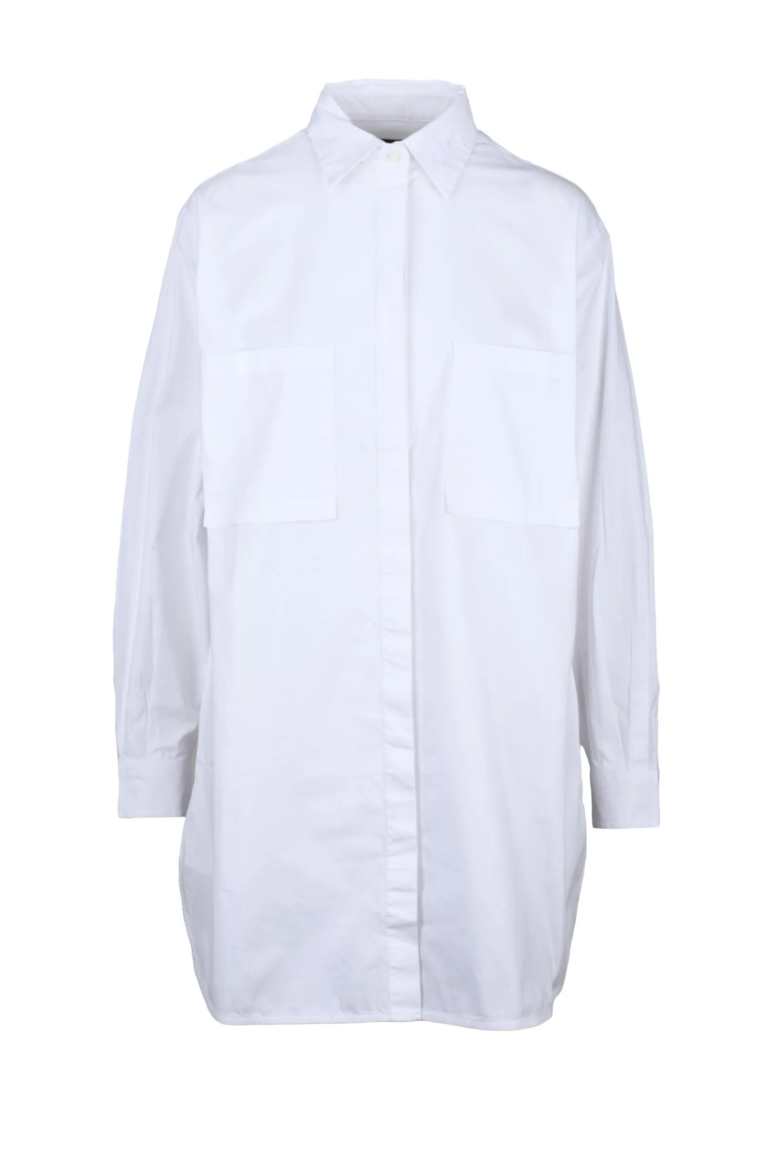 Abito Maxi Camicia Bianco