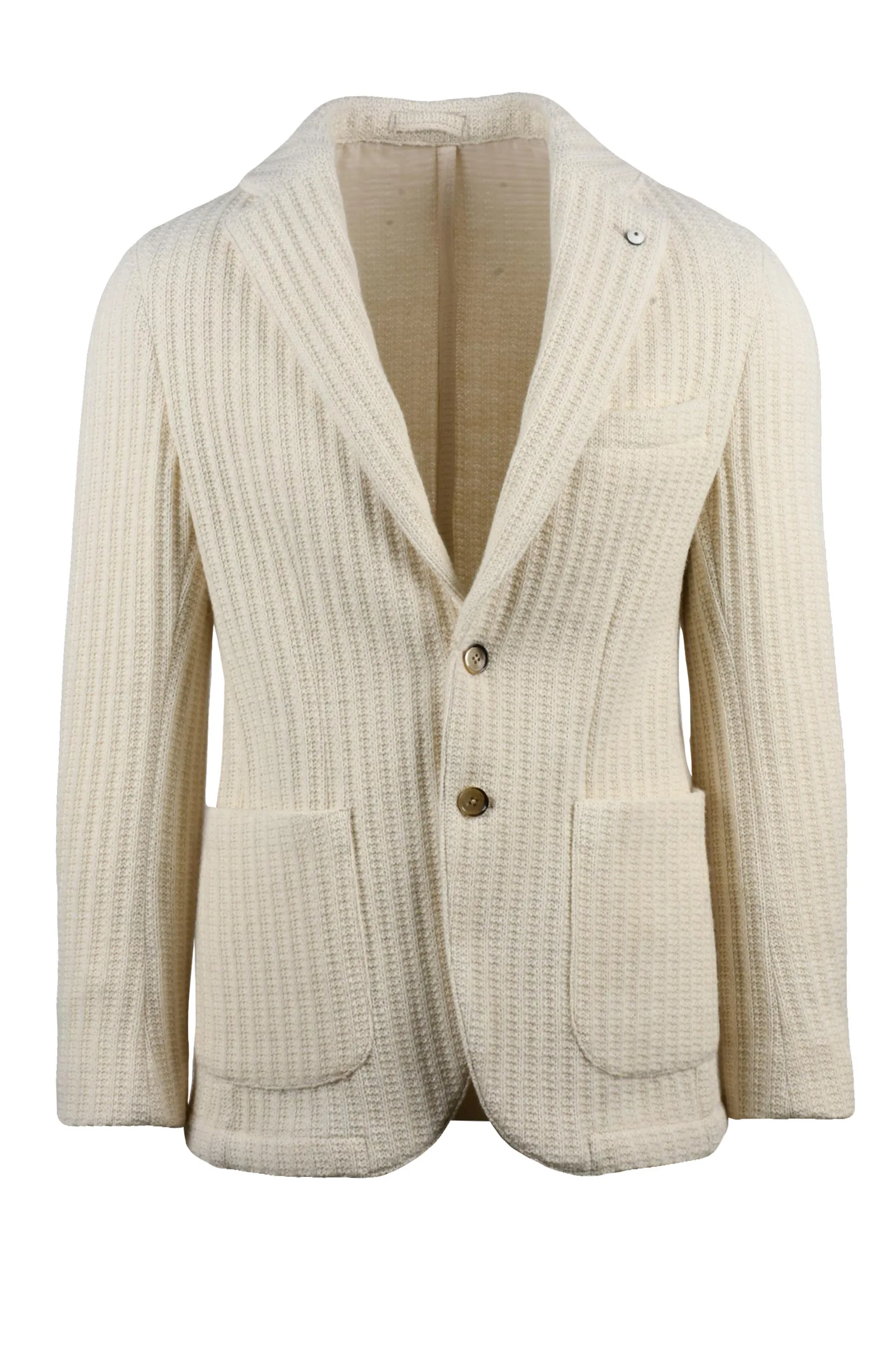 Blazer in Maglia Bianco