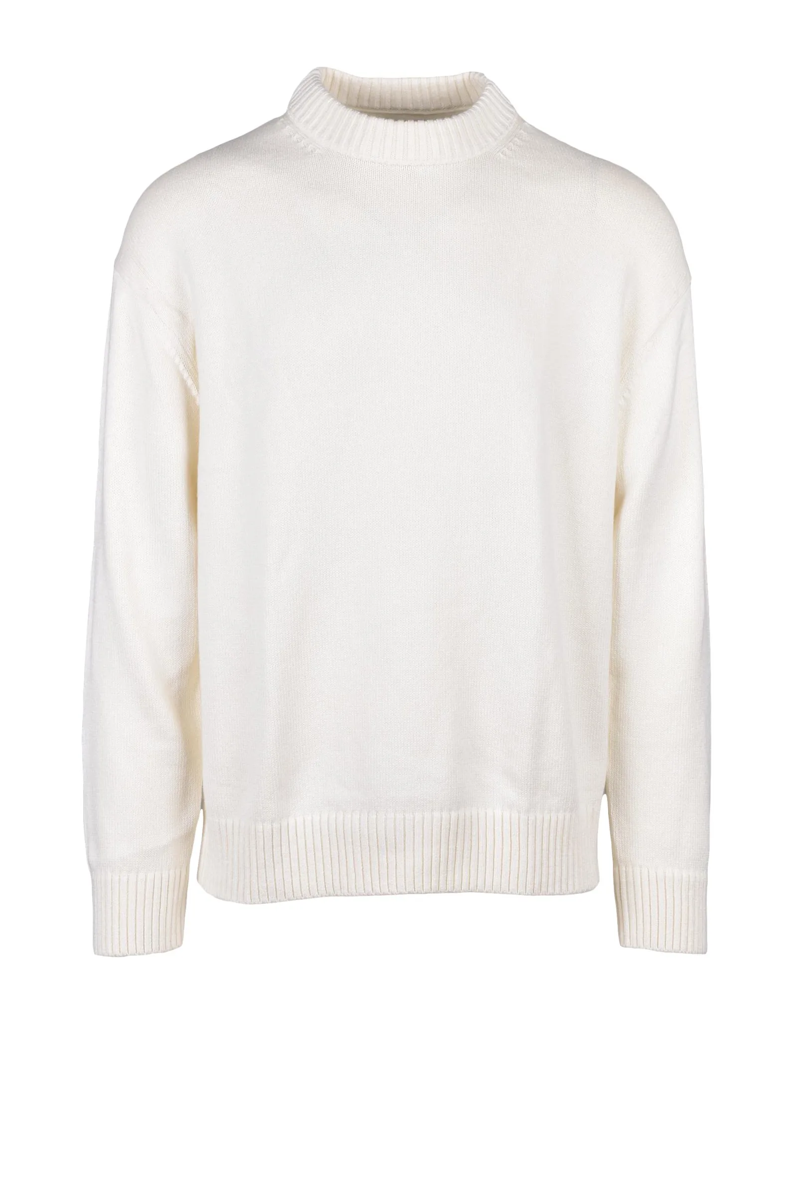 Maglia Pullover Girocollo Bianco