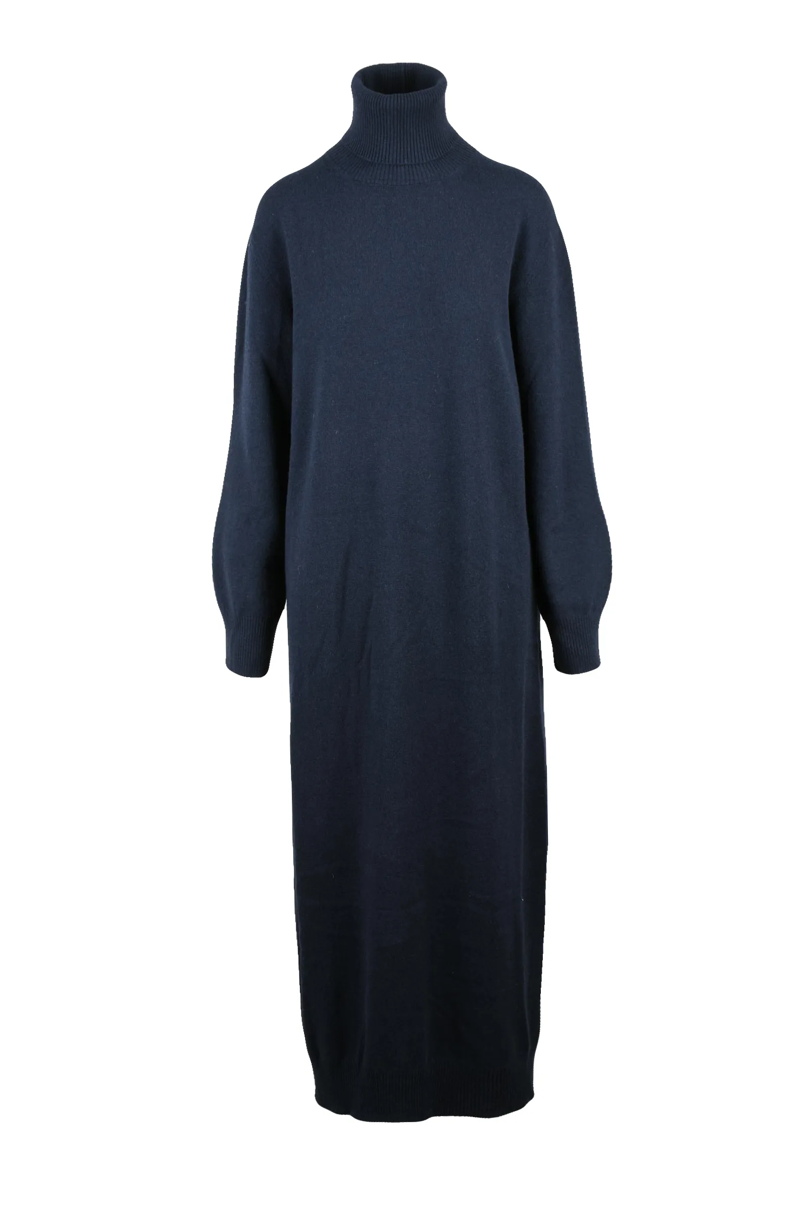 Abito Lungo in Maglia Blu