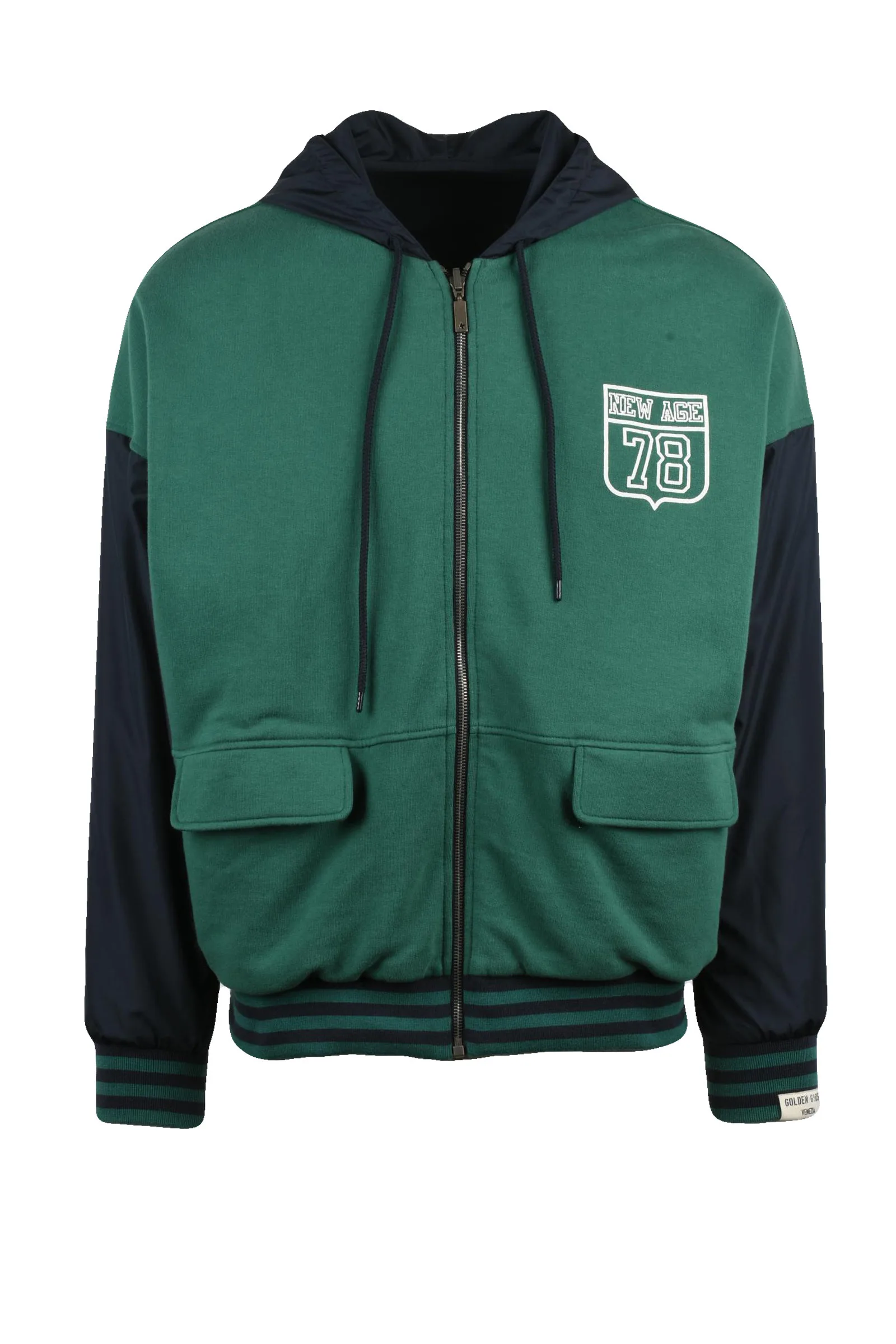 Felpa Giubbotto Verde