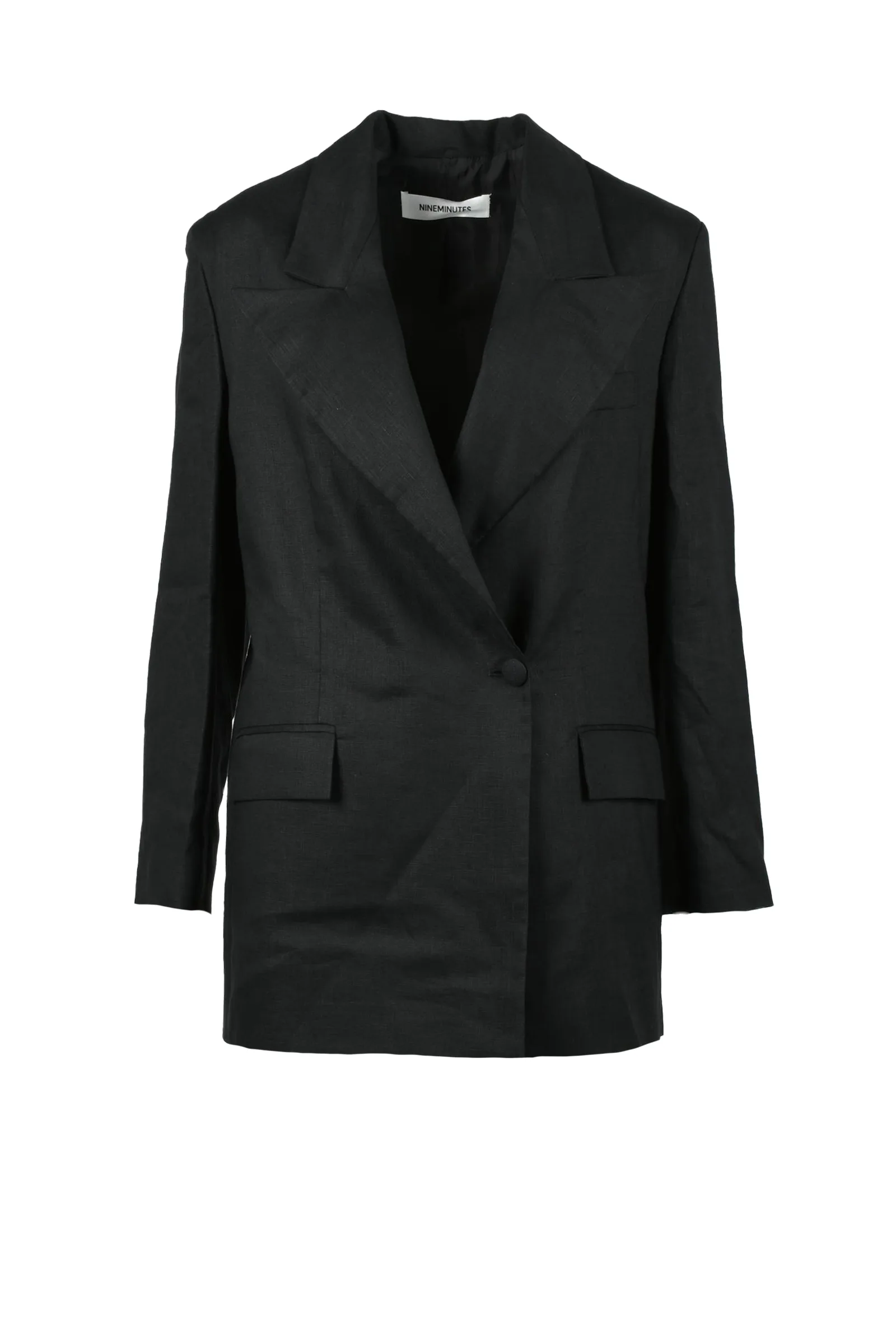 Giacca Lino Donna Nero