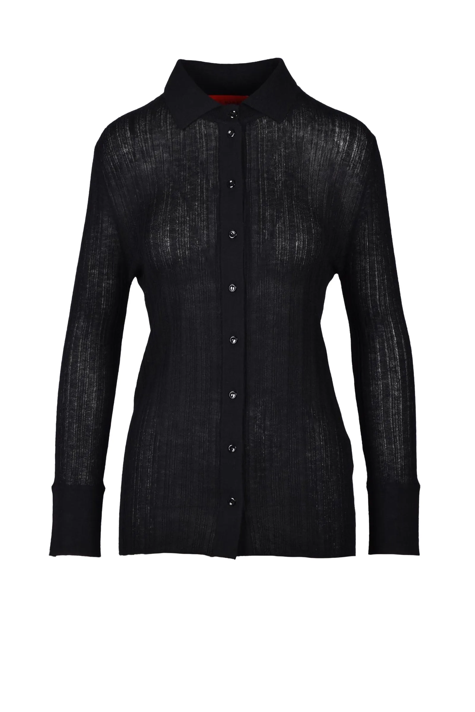 Cardigan Cannettato Nero