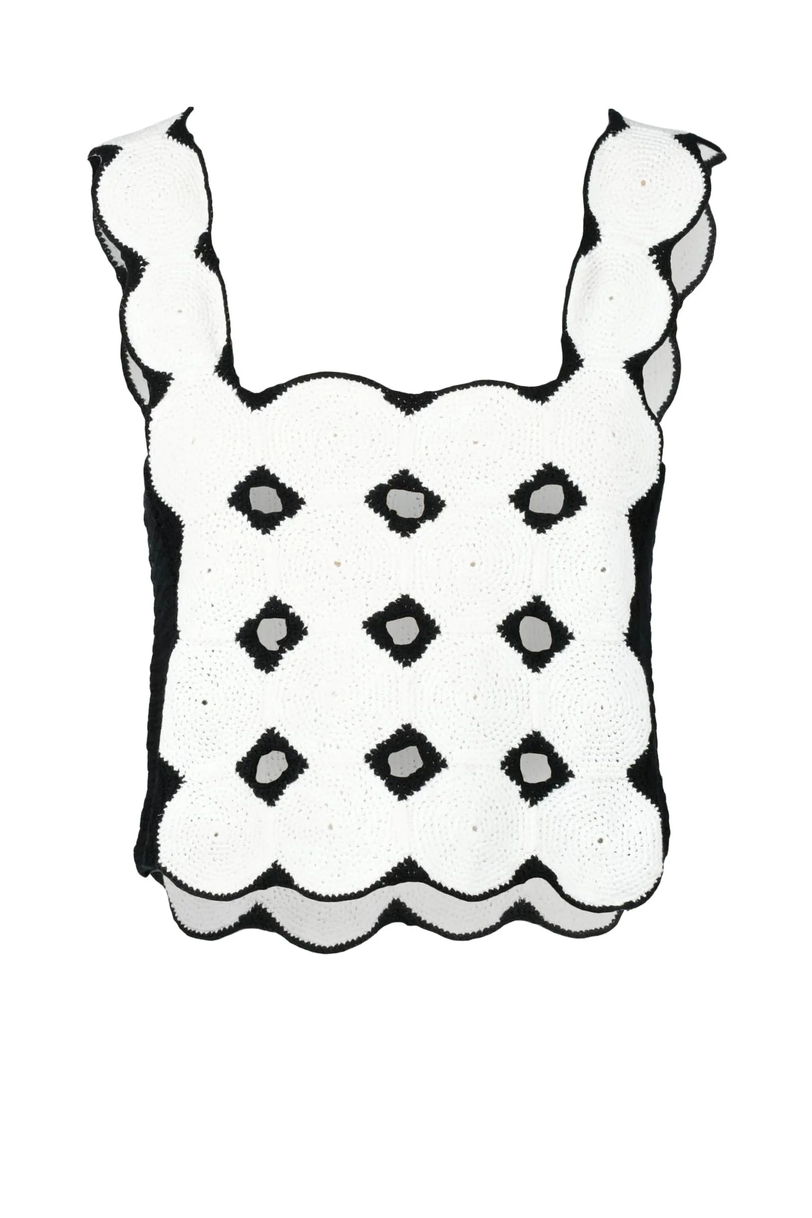 Top Uncinetto Bianco