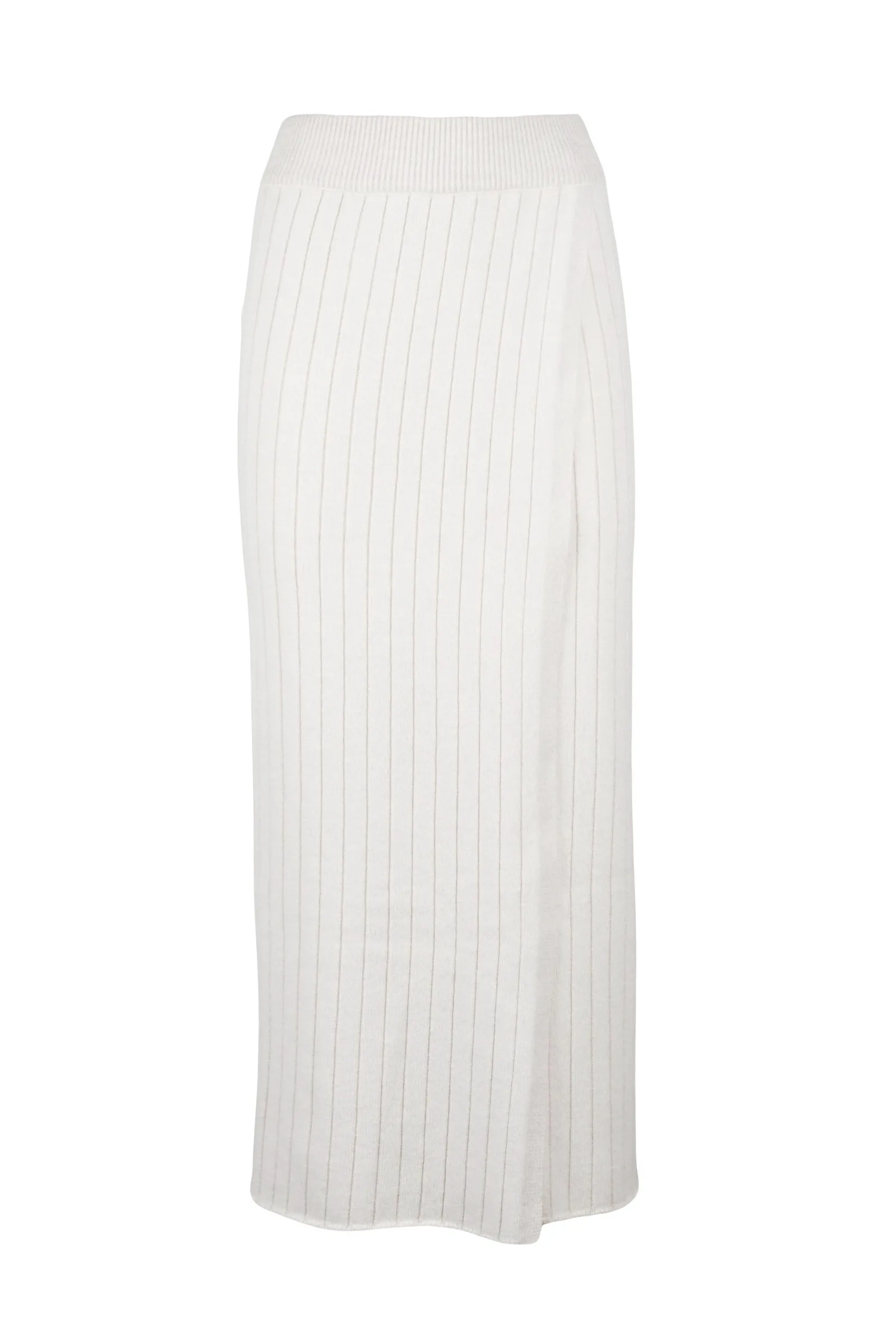 Gonna Lunga Maglia Beige