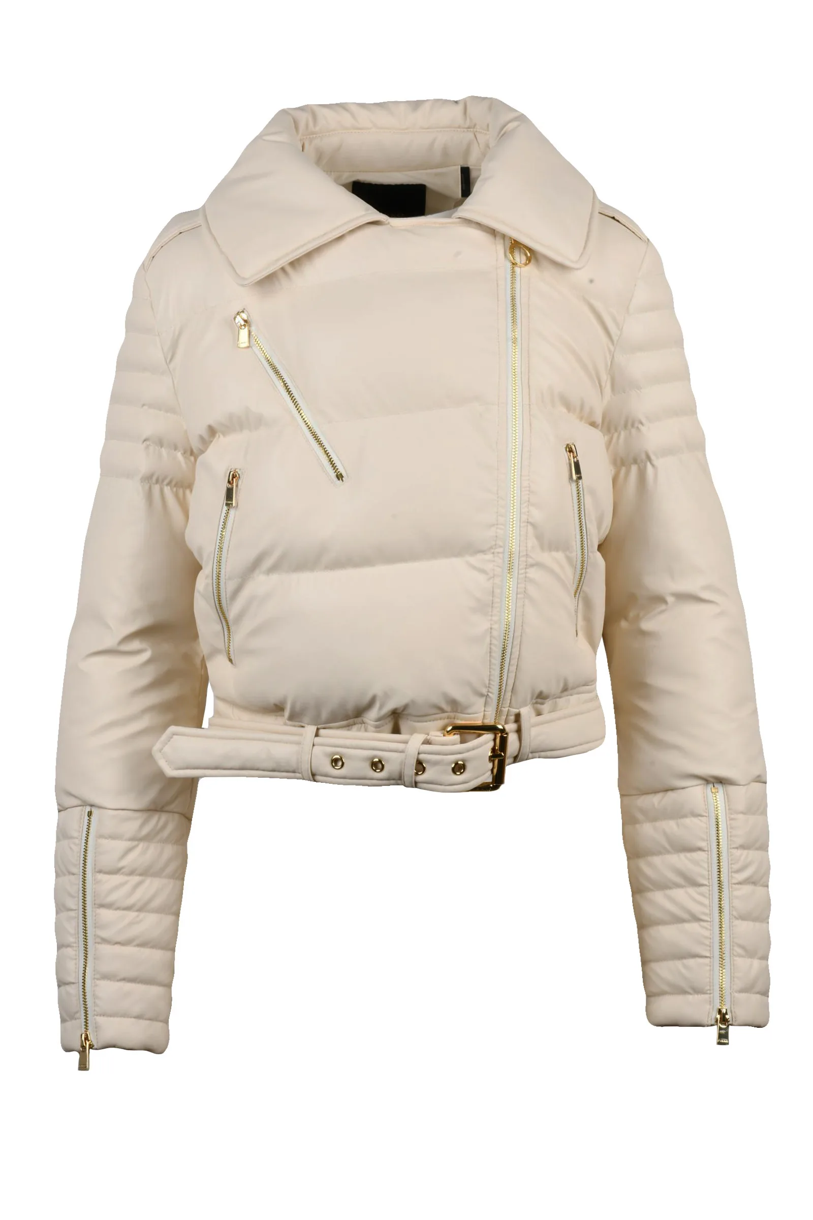 Piumino Chiodo Bianco