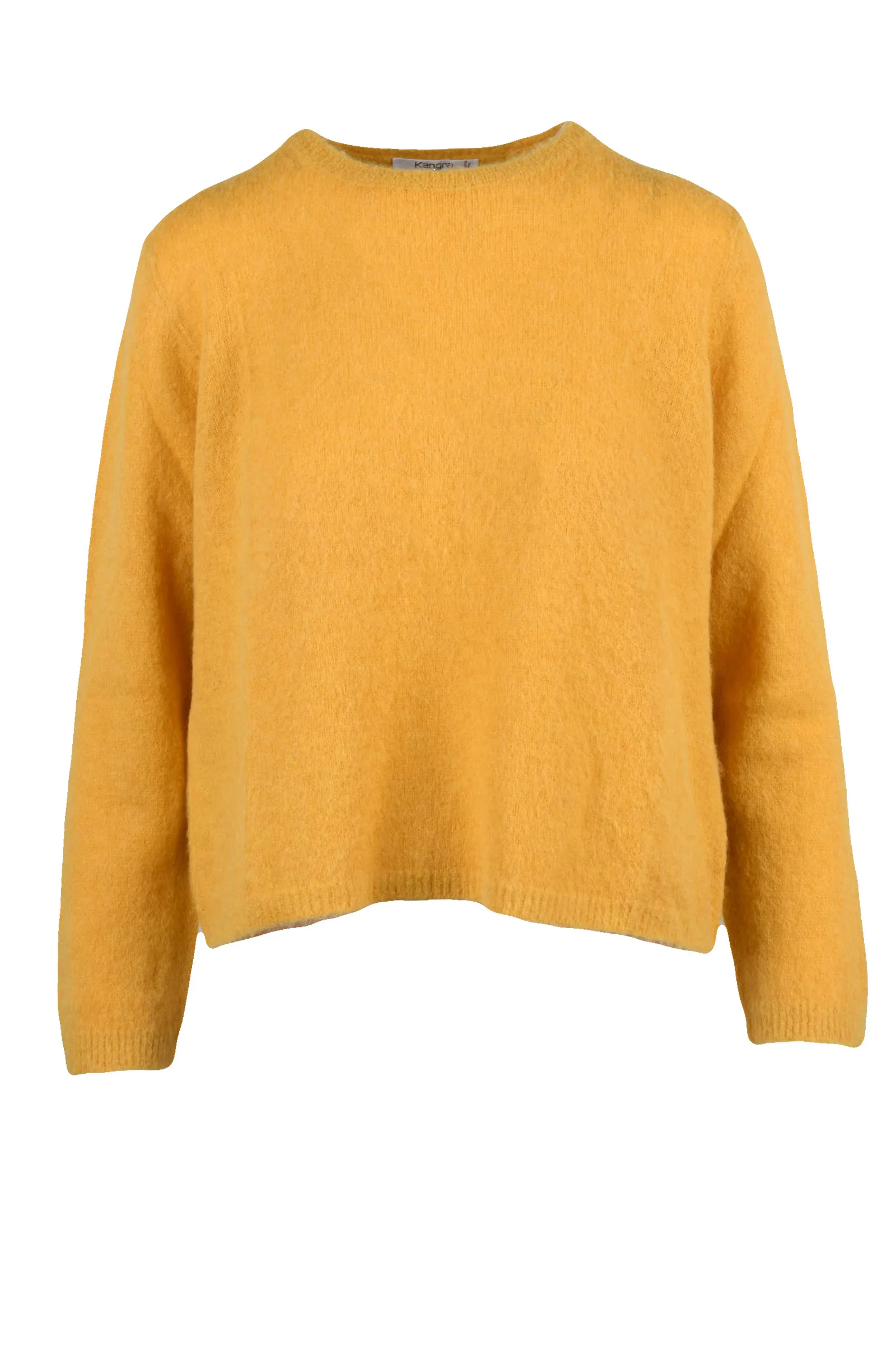 Pullover Girocollo Giallo