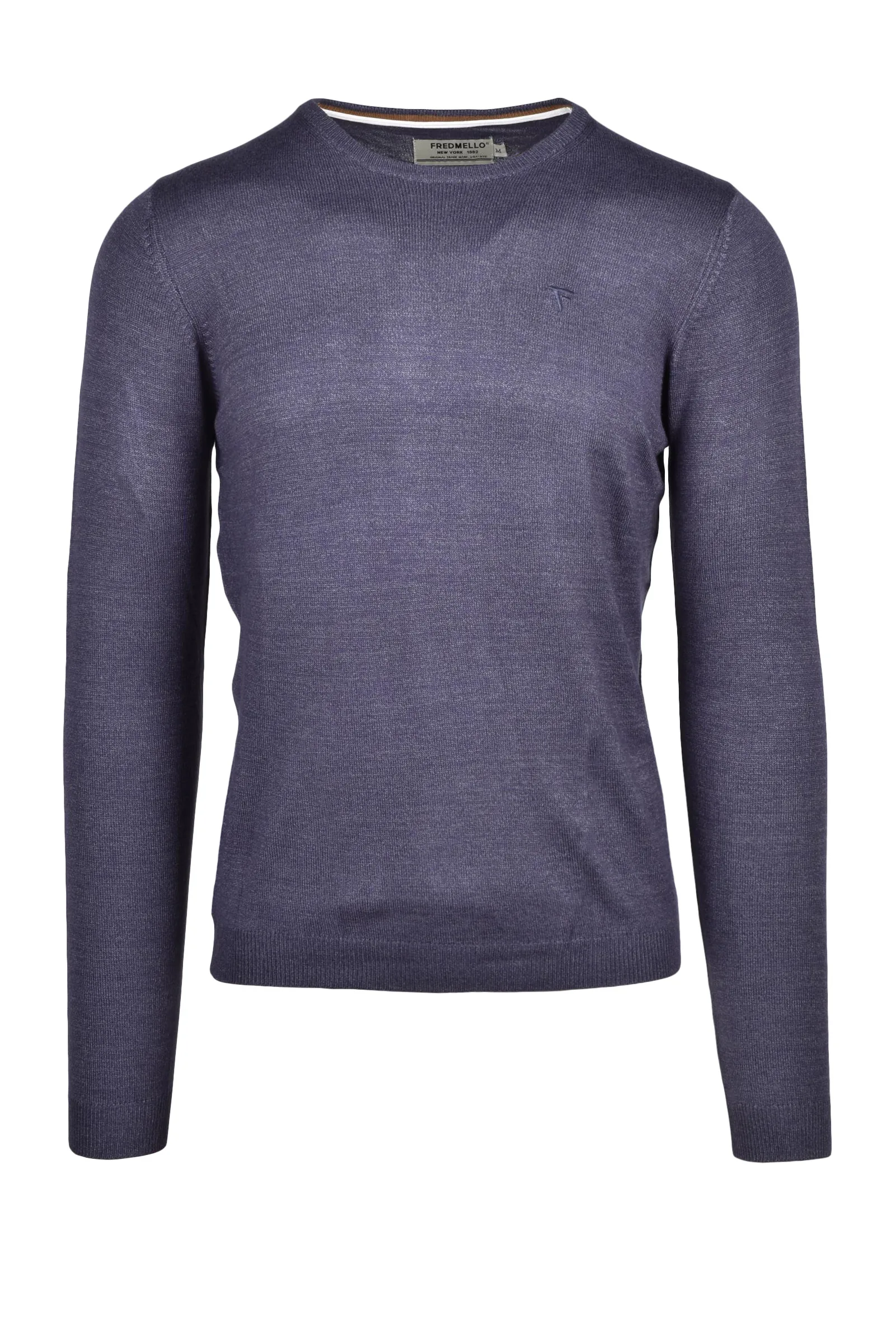 Pullover Girocollo Blu